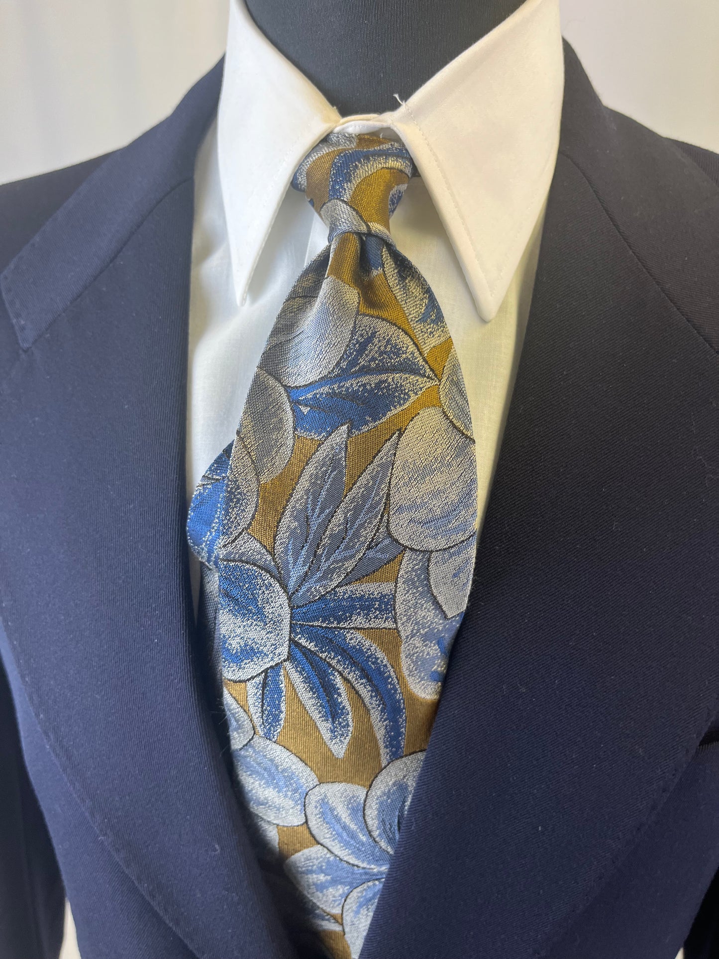 Cravatta anni ‘80 fiori