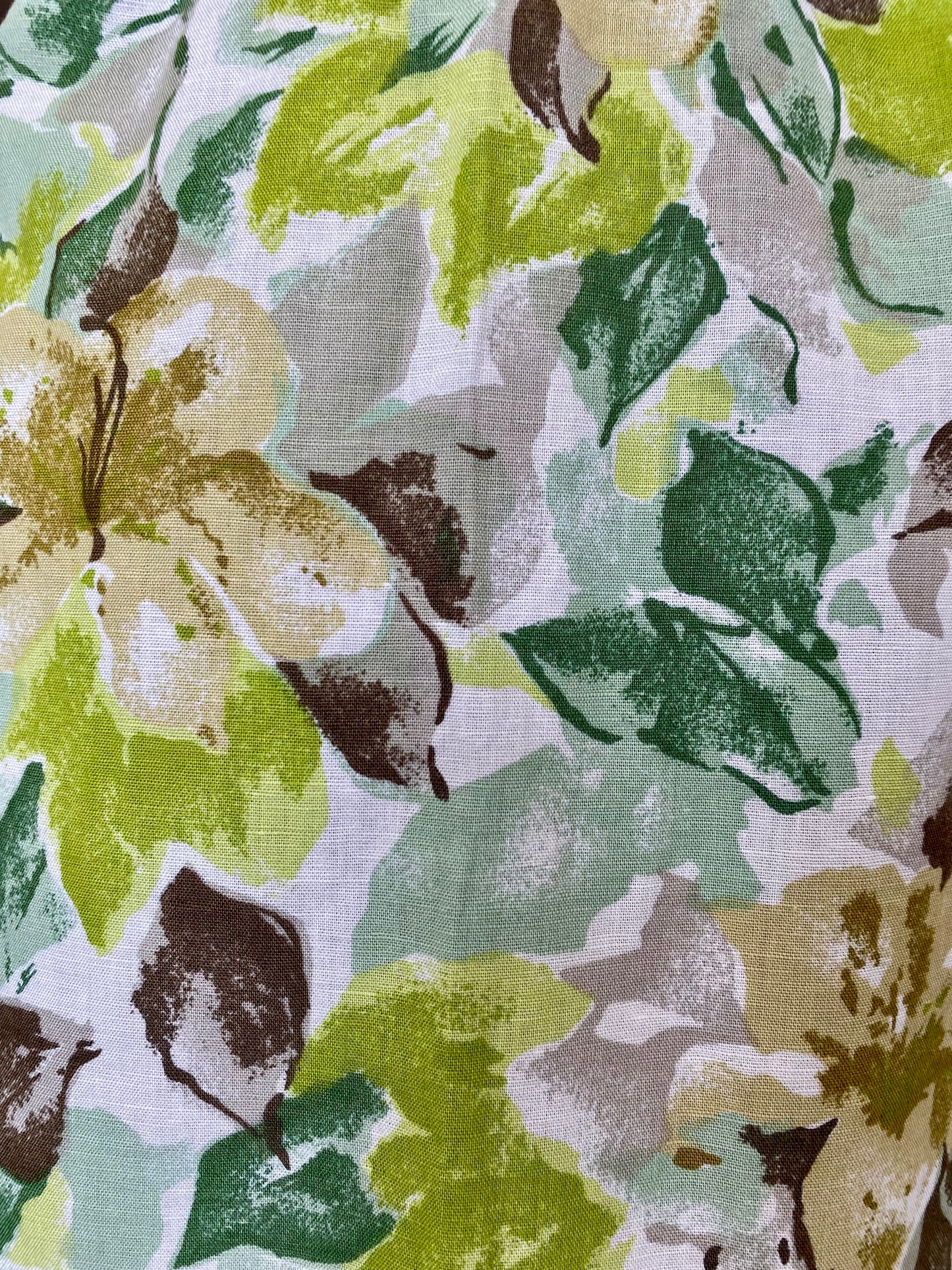 Abito in lino con fantasia floreale - TG. 44/46