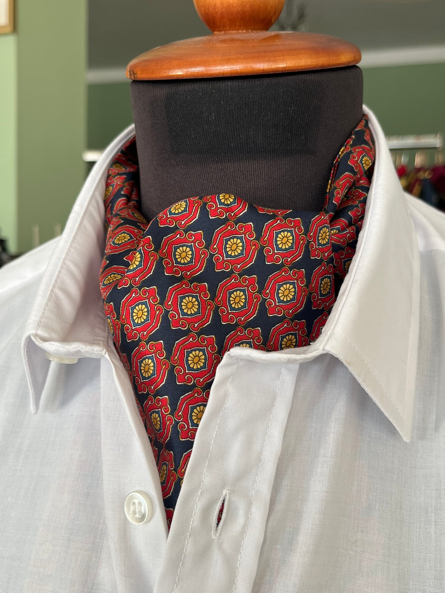 Ascot seta fantasia astratta