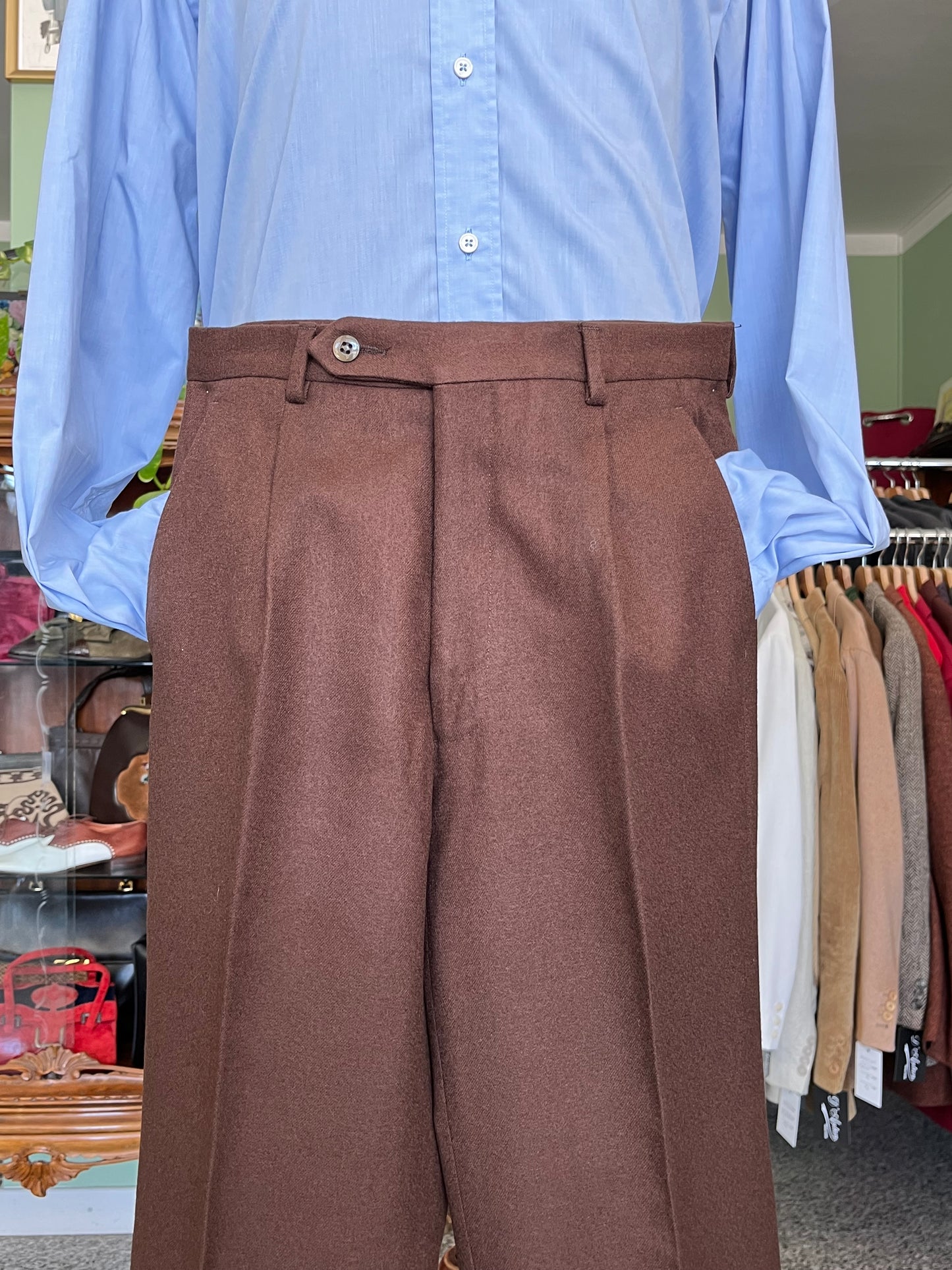 Calzoni in lana Merinos NOS tg. 44-46