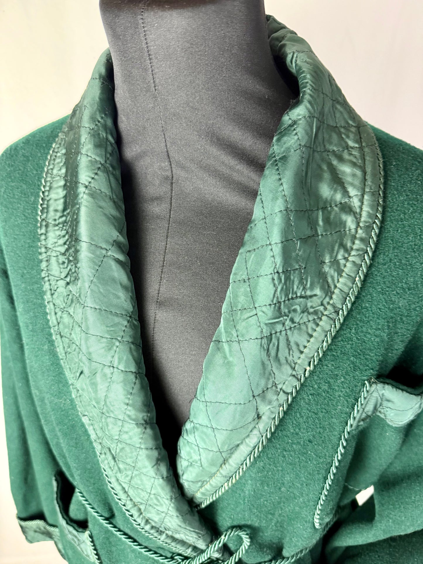 Giacca da camera color verde bosco tg. M-L