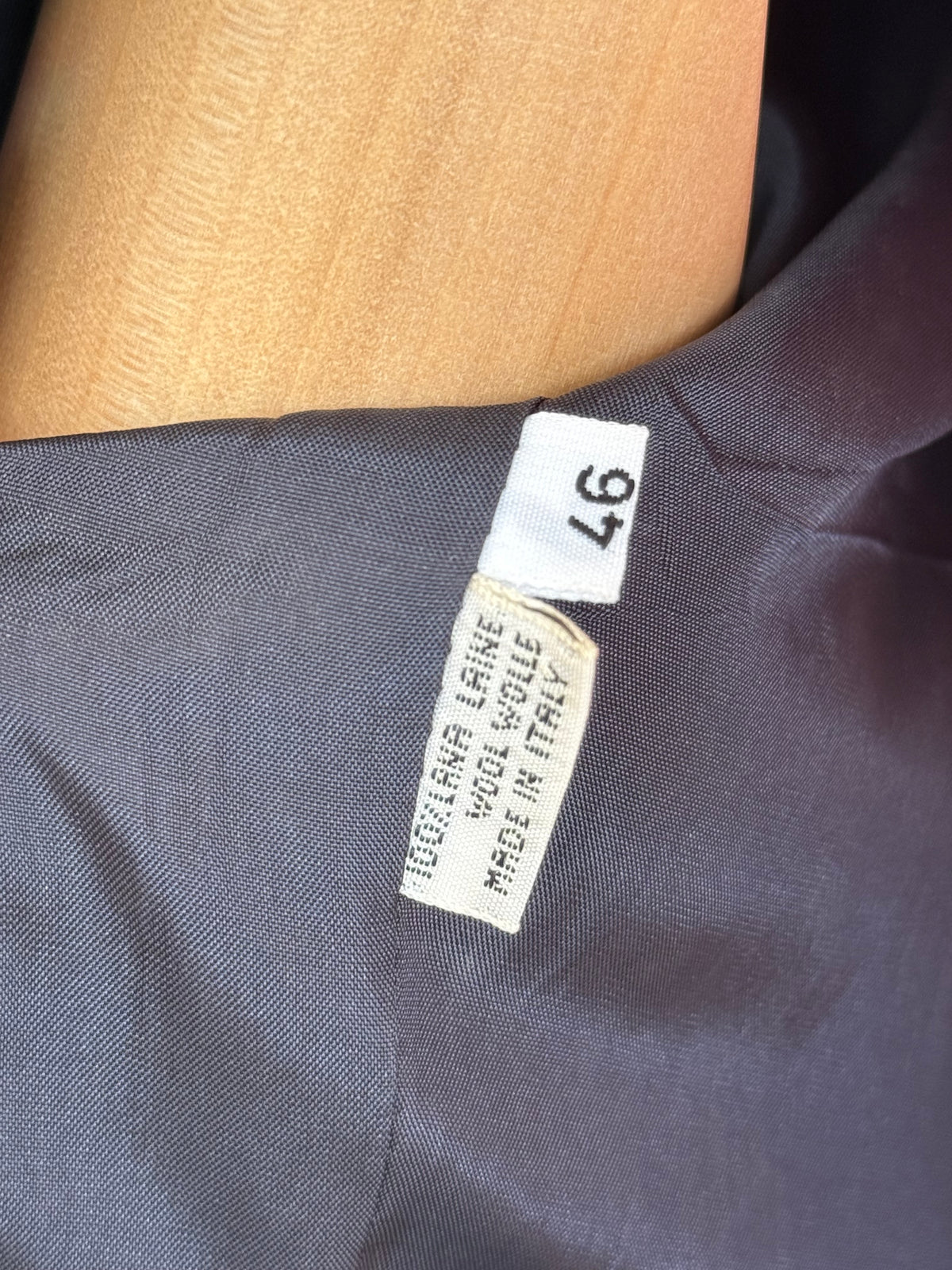 Soprabito anni ‘80 blu navy - TG. 46/48