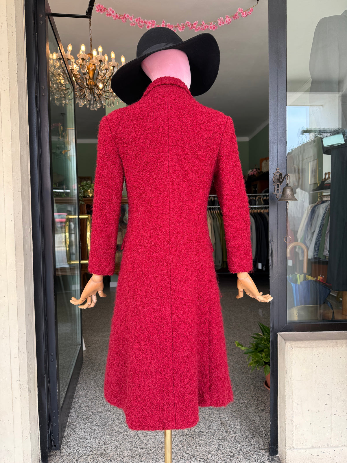 Cappotto sartoriale in bouclé di lana - TG. 40