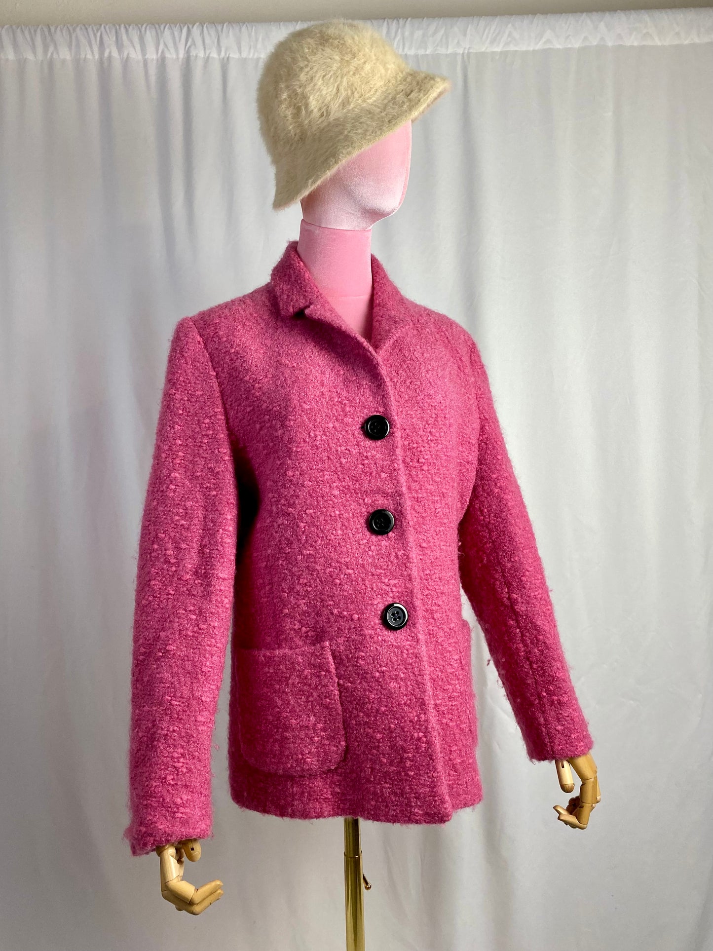 Giacca rosa mohair - TG. 44/46