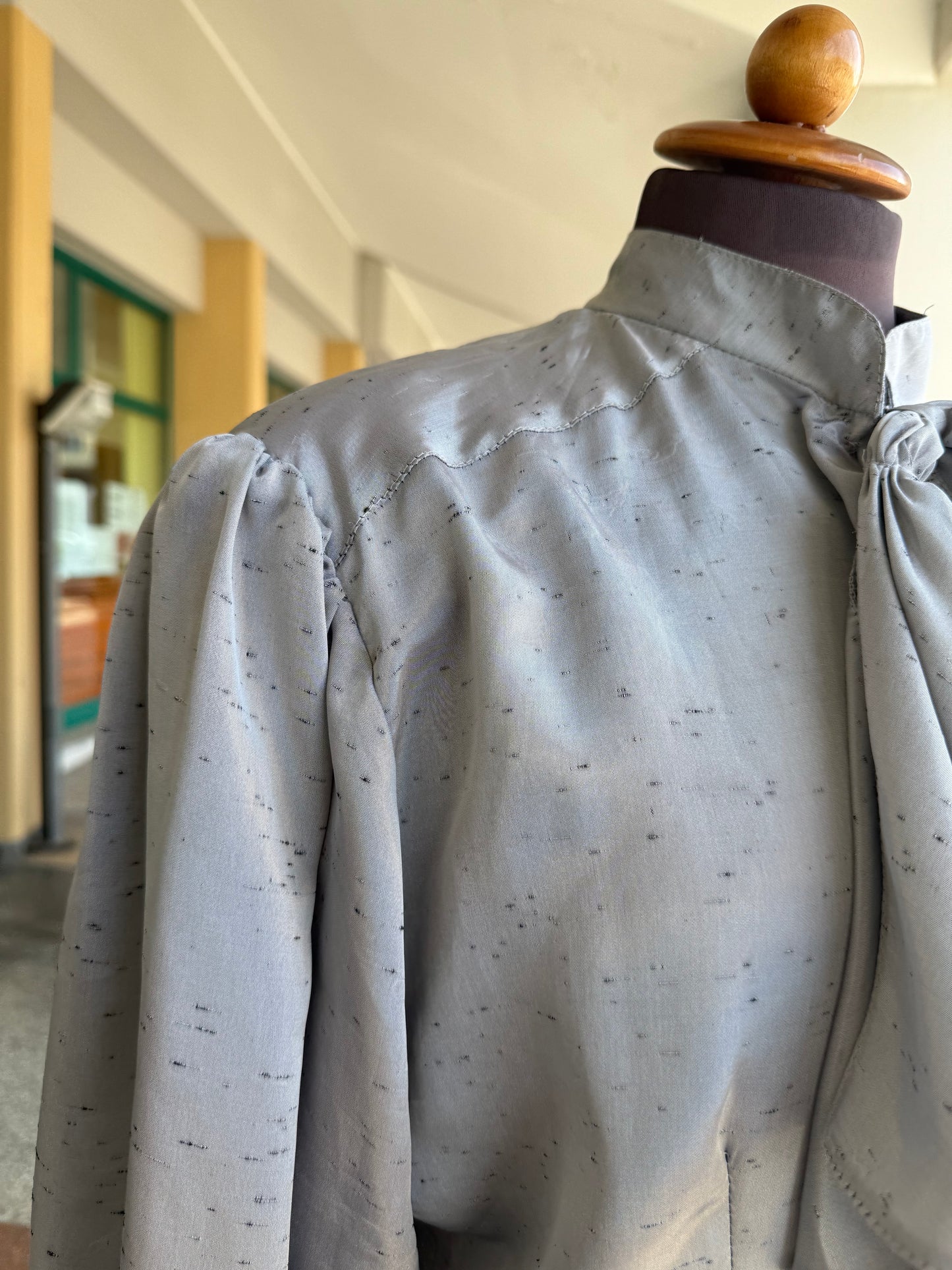Camicia bon ton grigio perla - TG. 46/48