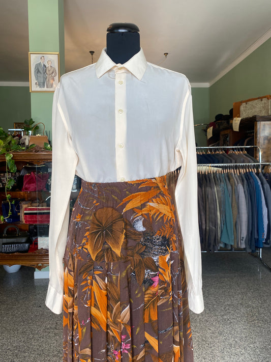 Camicia in seta panna - TG. 44/46