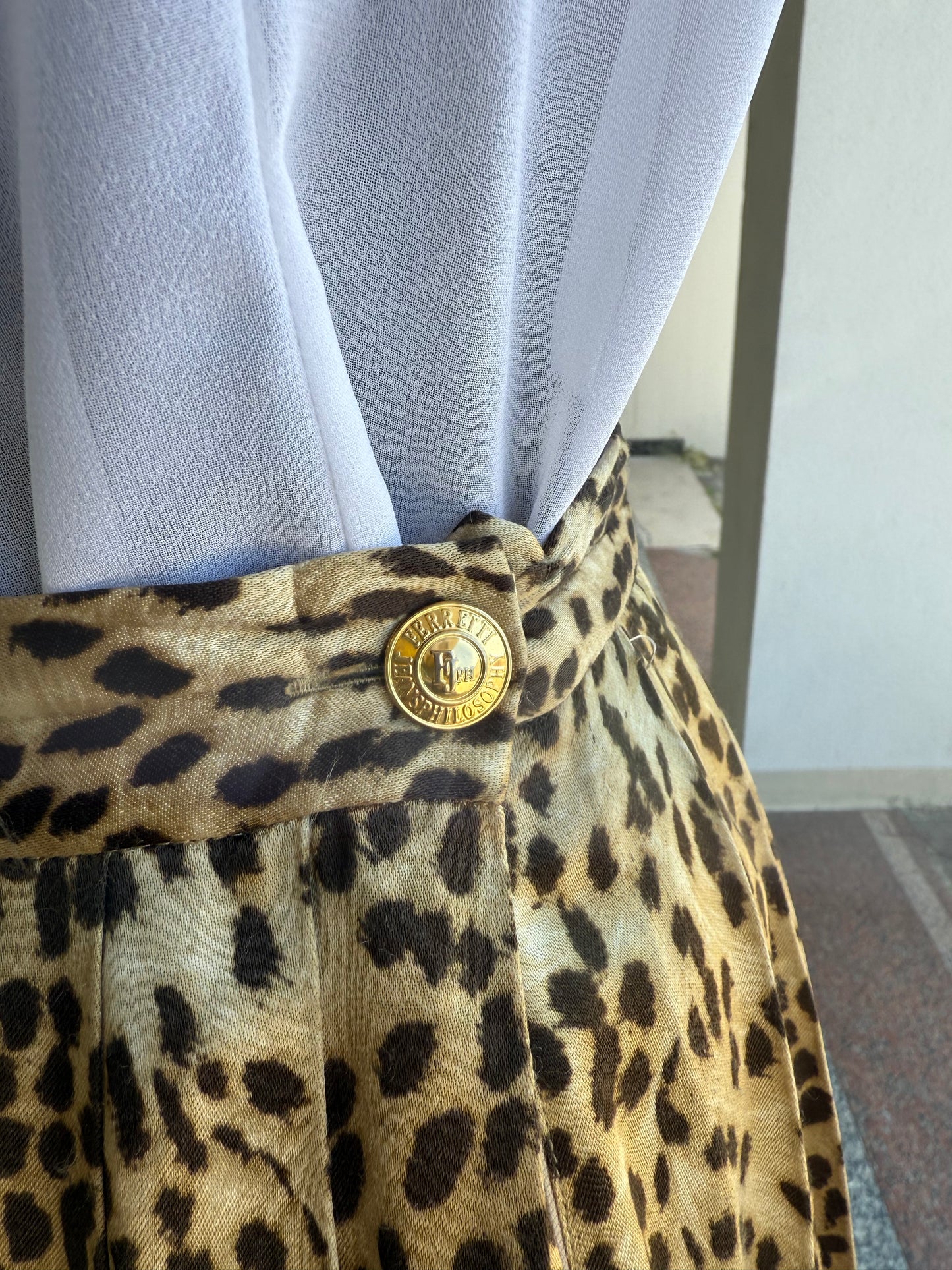 Gonna Ferretti leopardata - TG. 40