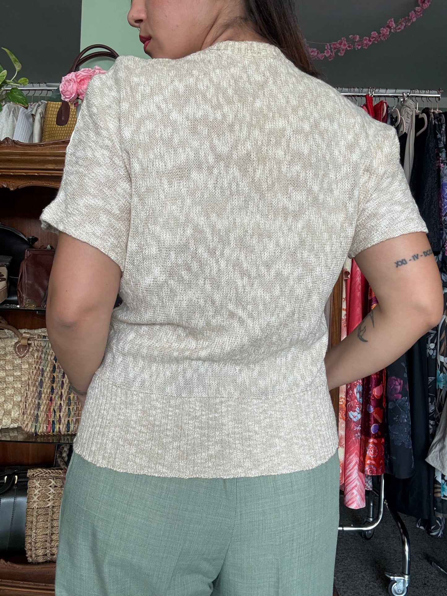 Blusa color écru - TG. S/M