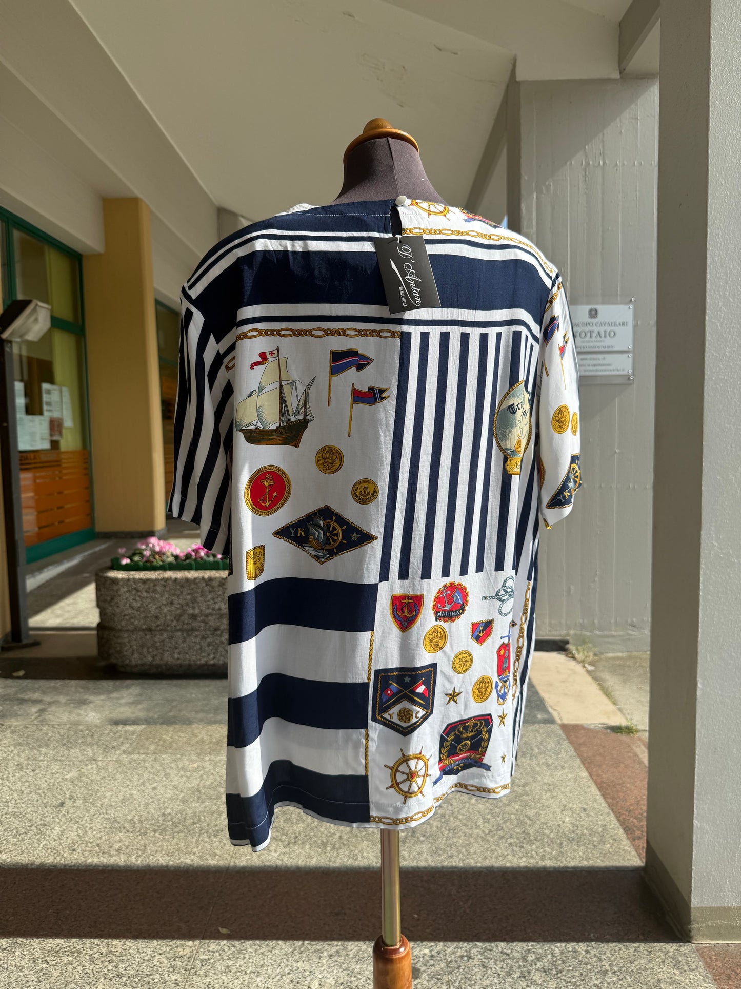 Blusa anni ‘80 marinaretta - TG. 50-54