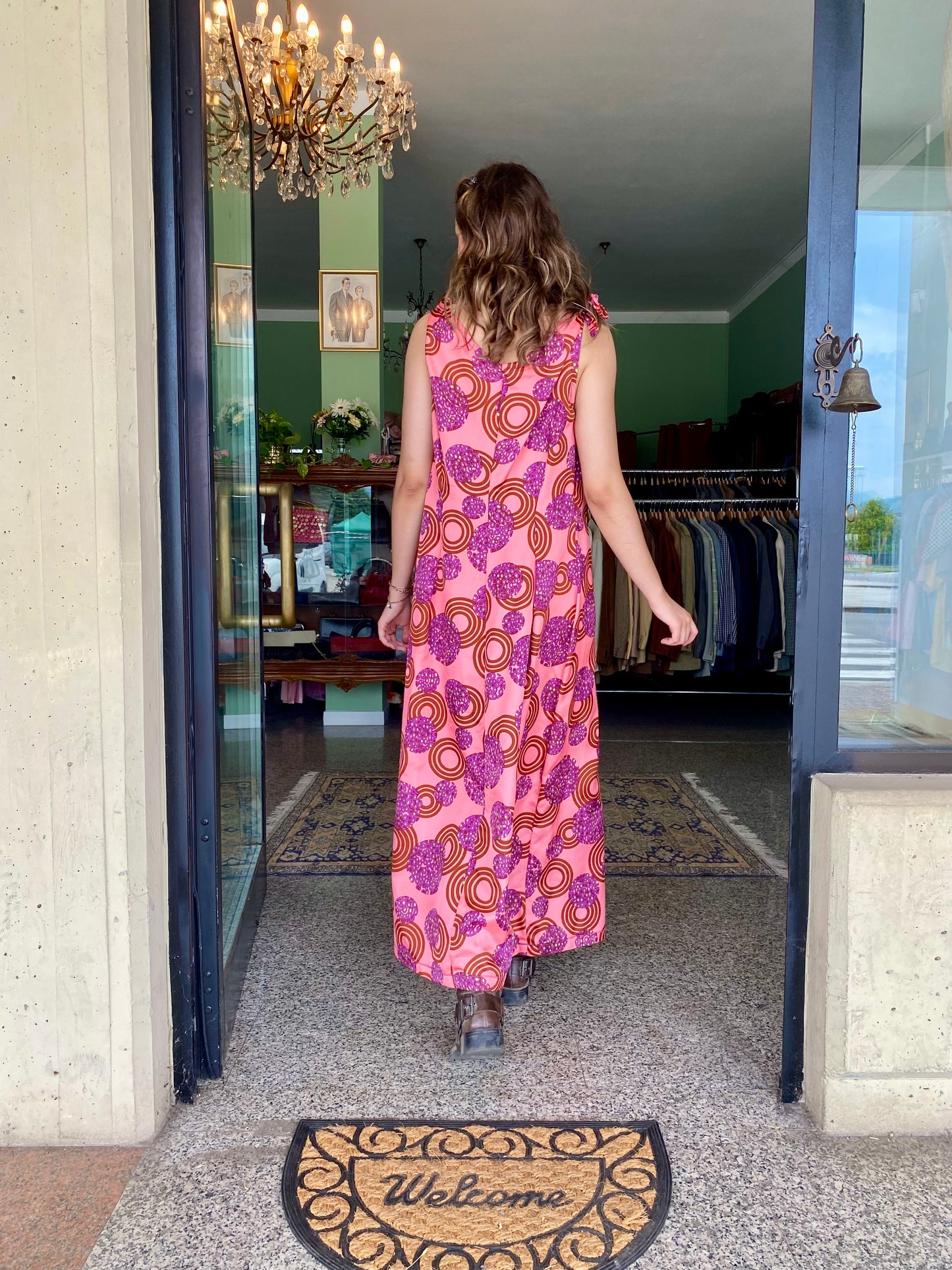 Maxi dress anni ‘70 svasato - TG. 40/42