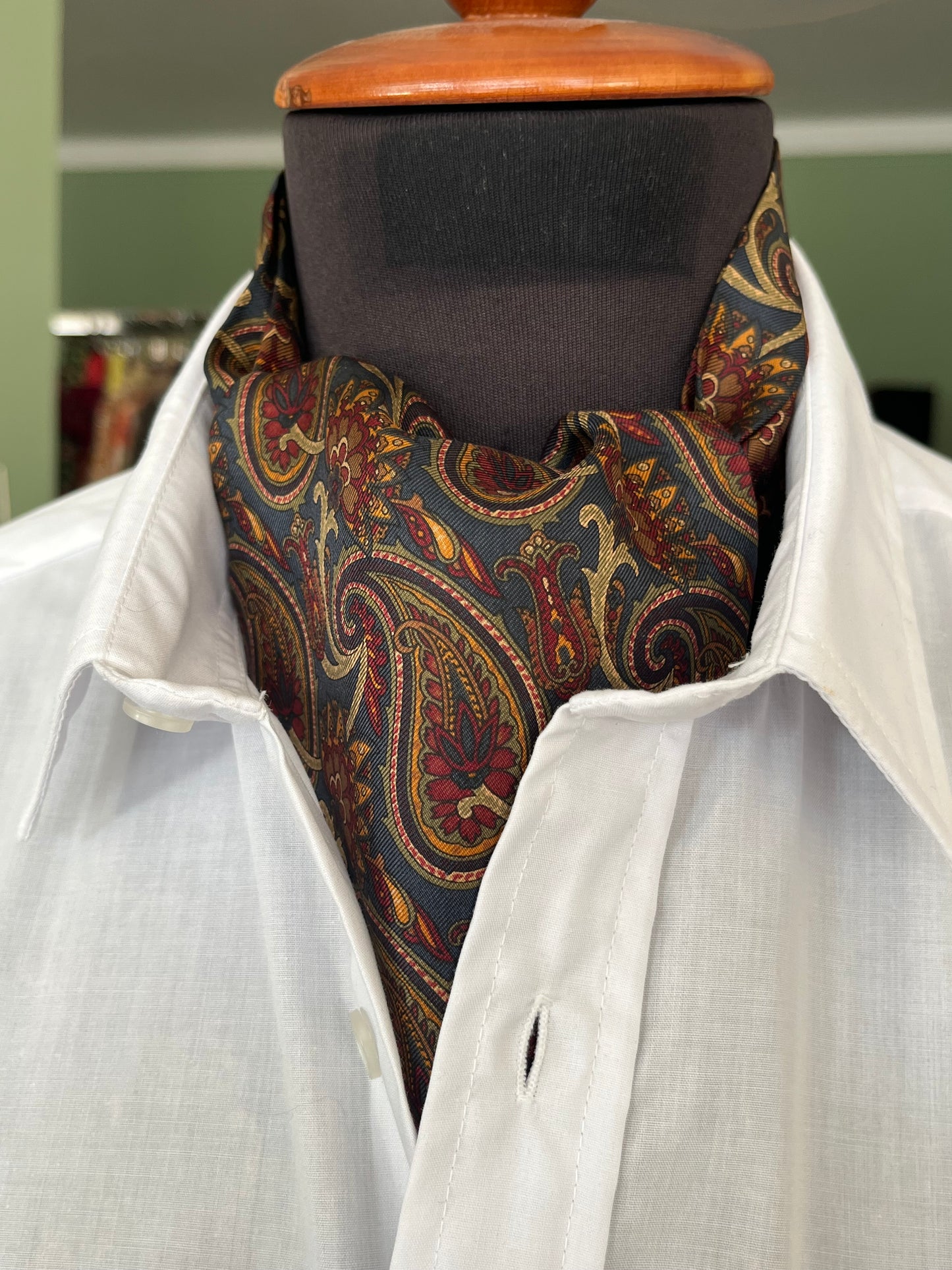 Ascot seta fantasia paisley