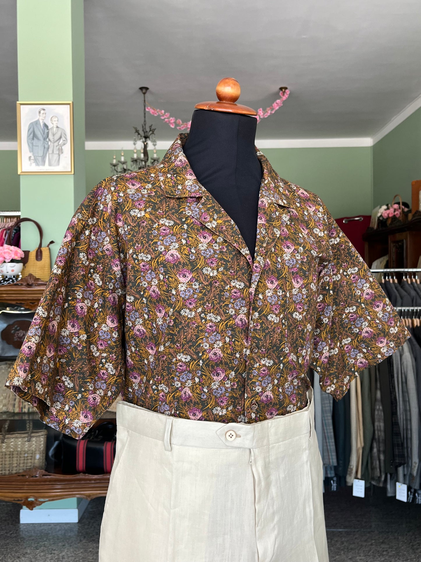 Camicia a maniche corte tg. L-XL