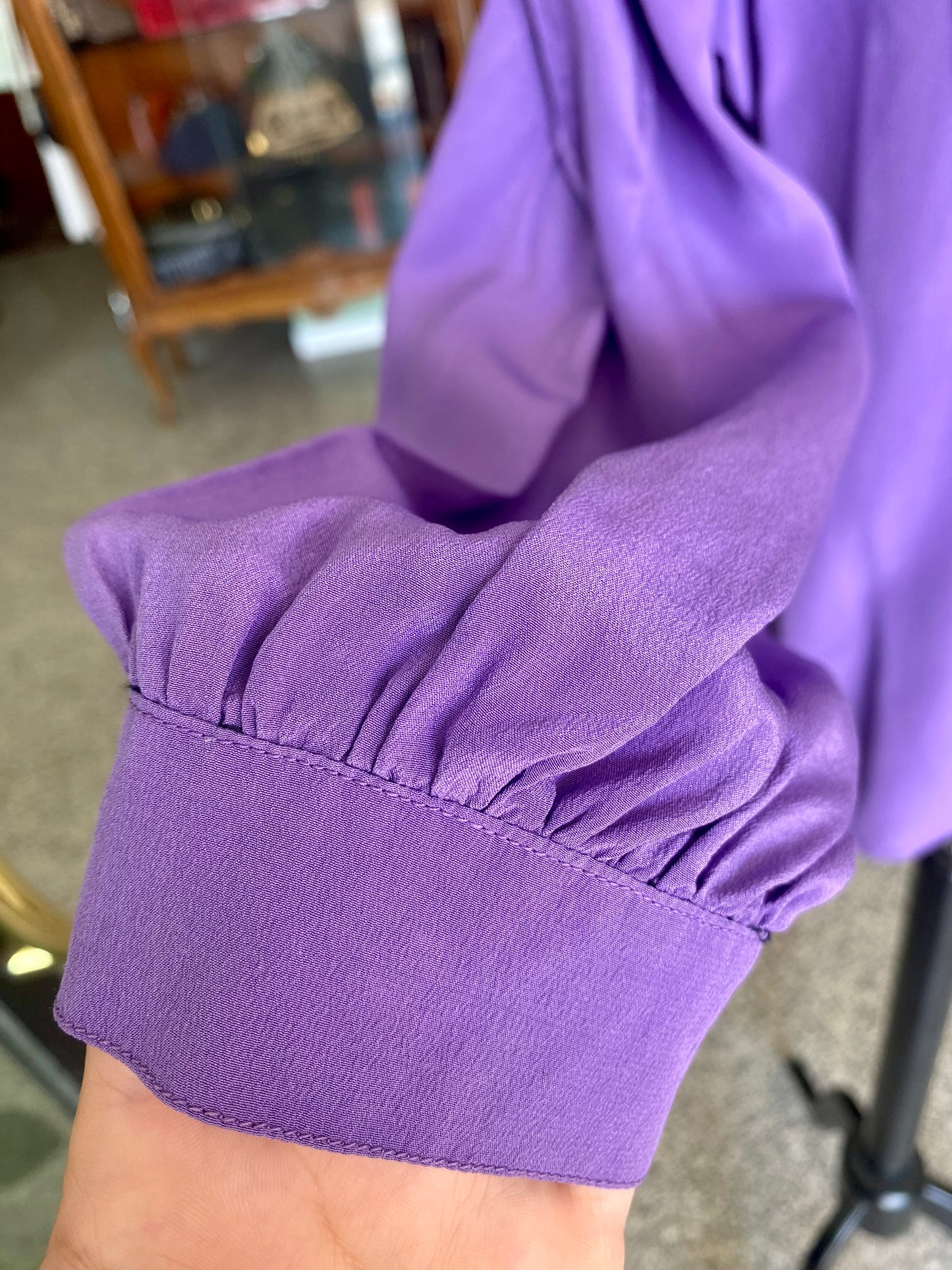 Camicia in seta viola - TG.