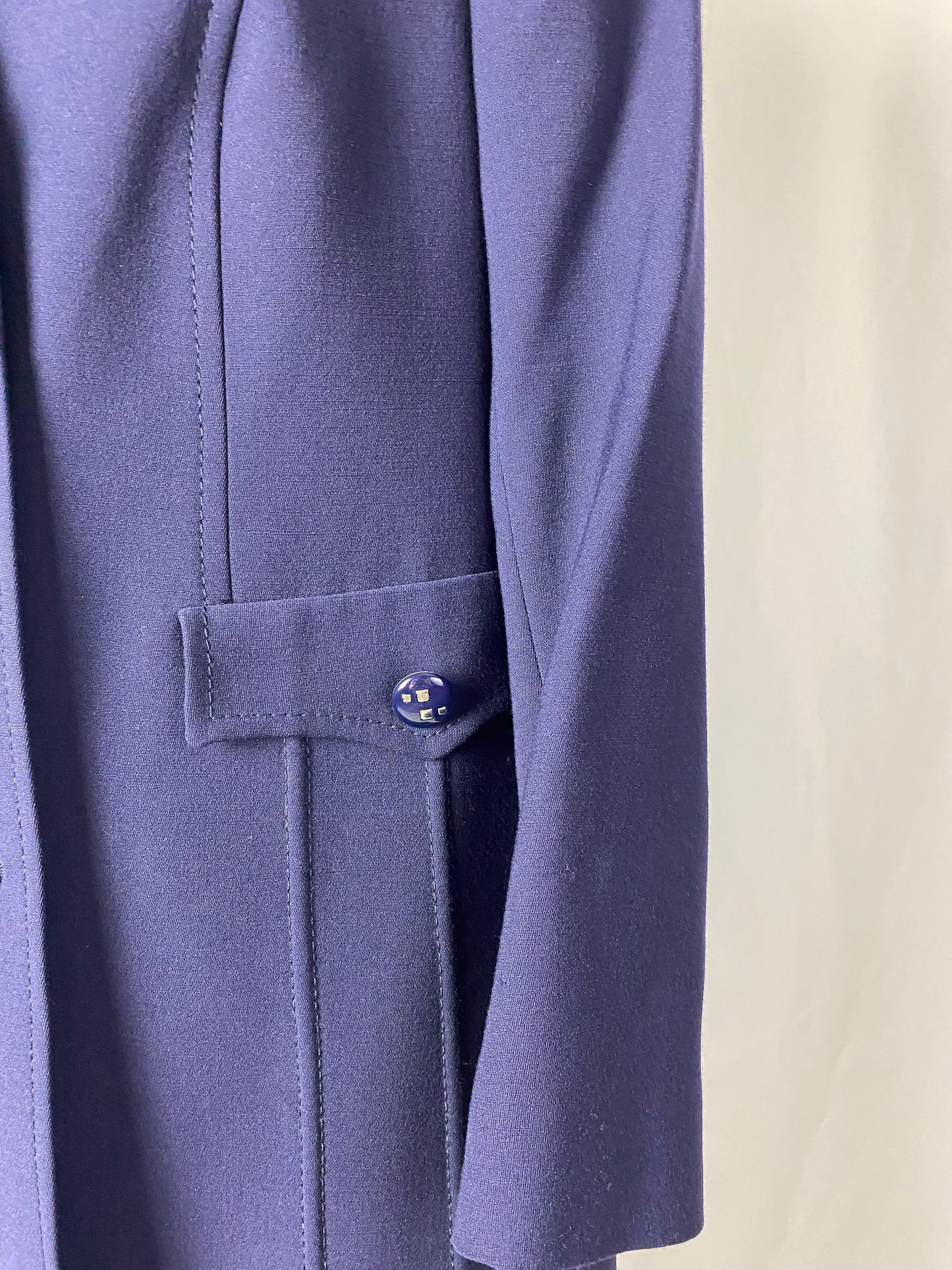 Cappotto anni ‘70 blu navy - TG. 42 circa