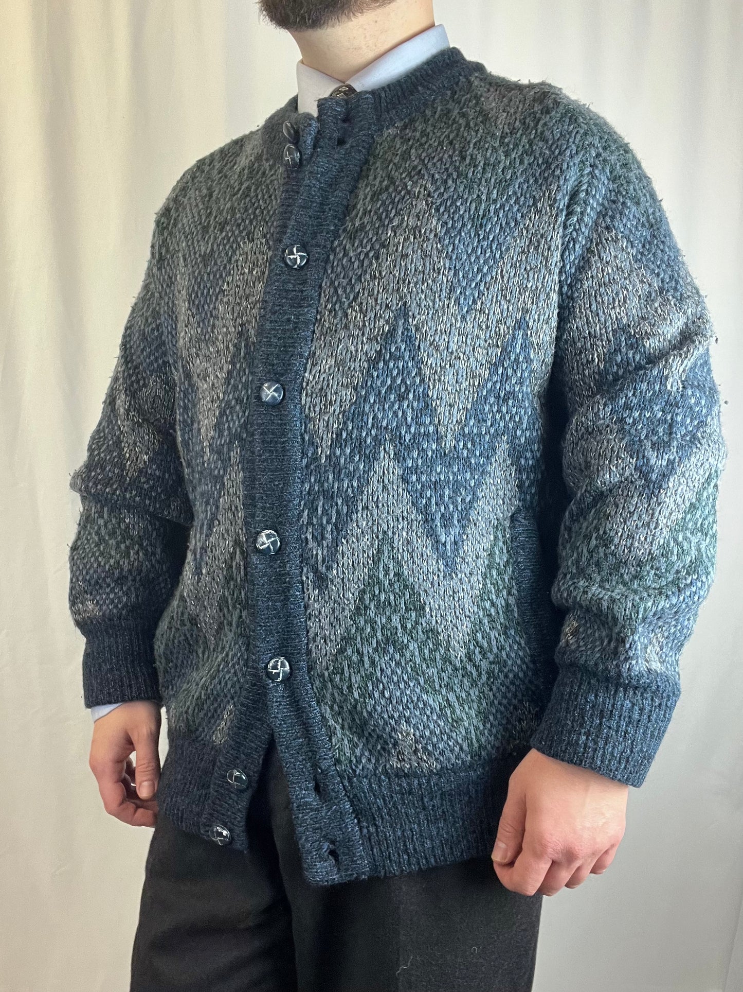Cardigan anni '80 tg. XL-XXL