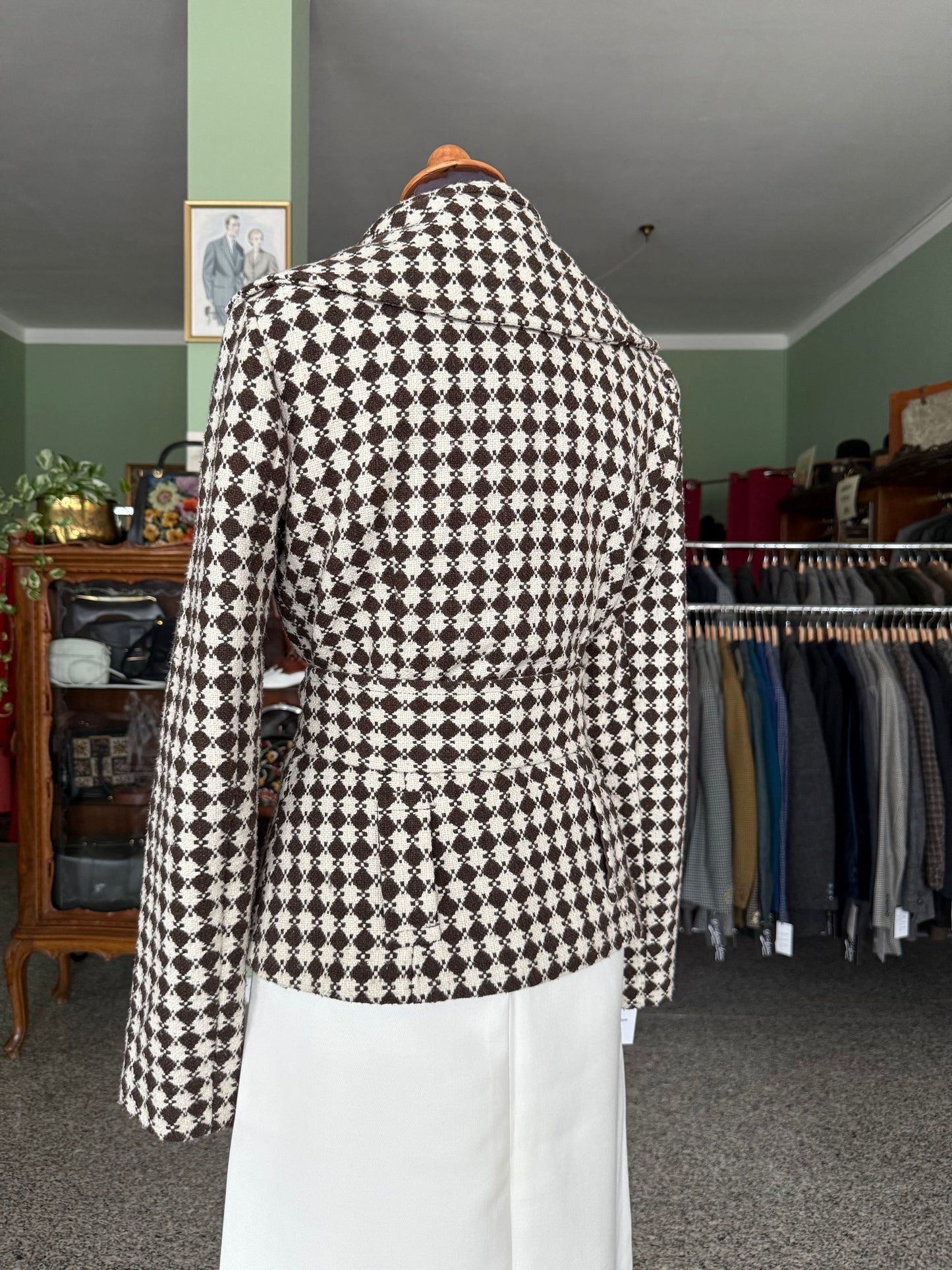 Giacca anni ‘60 con cintura - TG. 40