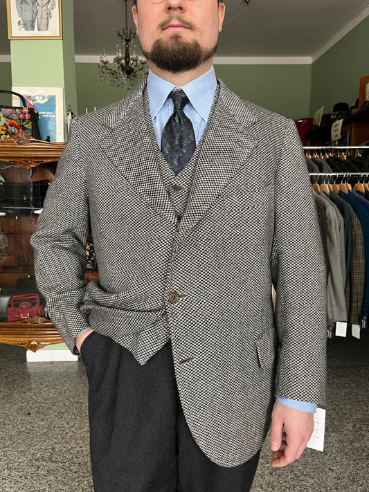 Giacca + panciotto Zegna anni ‘70 sartoriali tg. 52-54