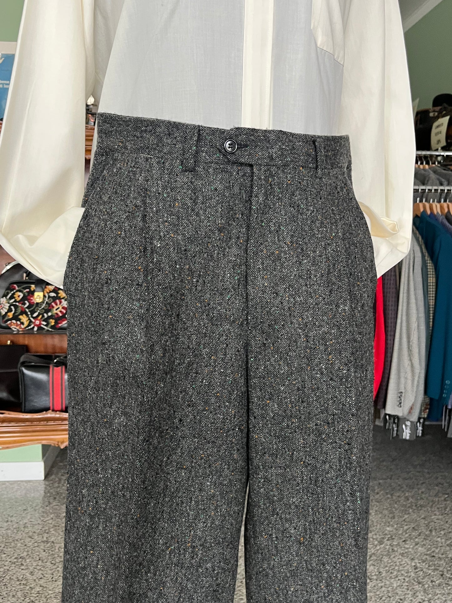 Calzoni anni ‘80 tweed tg. 48