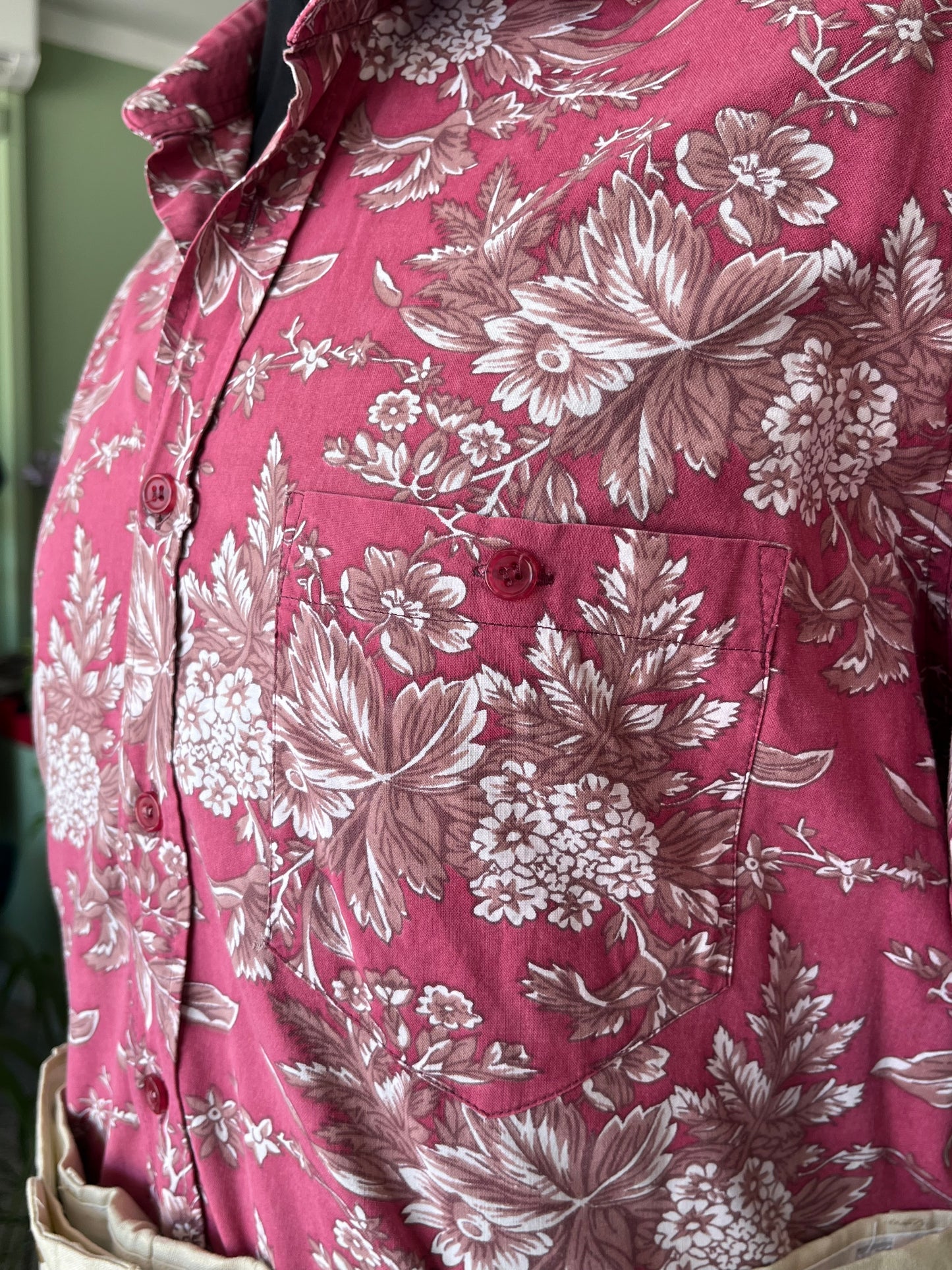 Camicia Hawaii a maniche corte tg. M-L