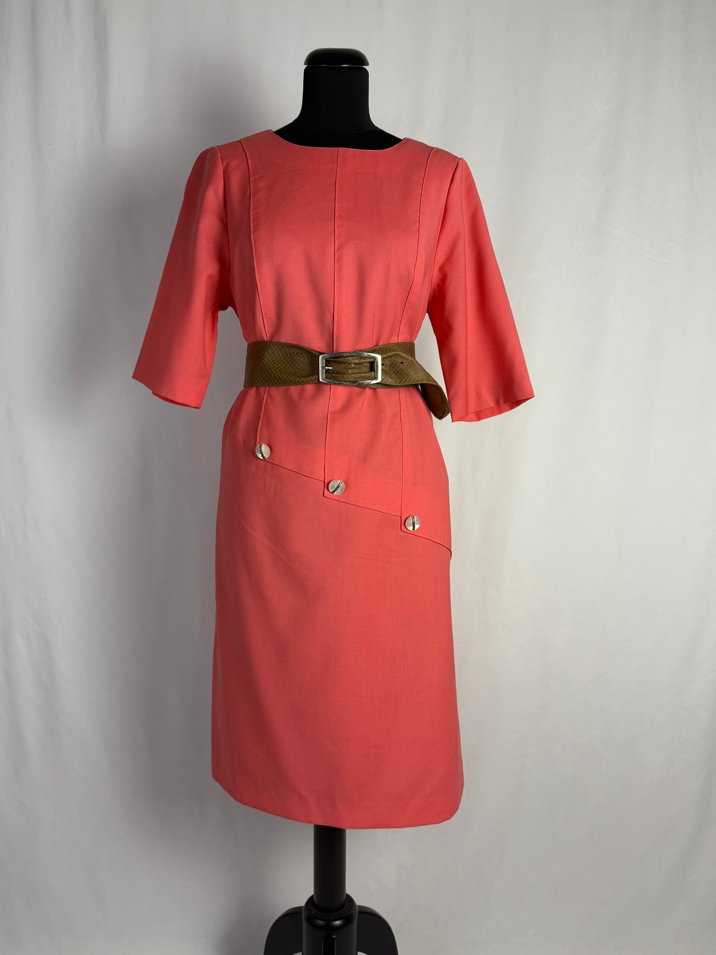 Abito anni ‘60 rosa salmone - TG. 44/46