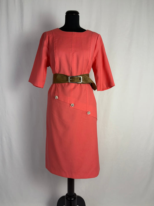 Abito anni ‘60 rosa salmone - TG. 44/46