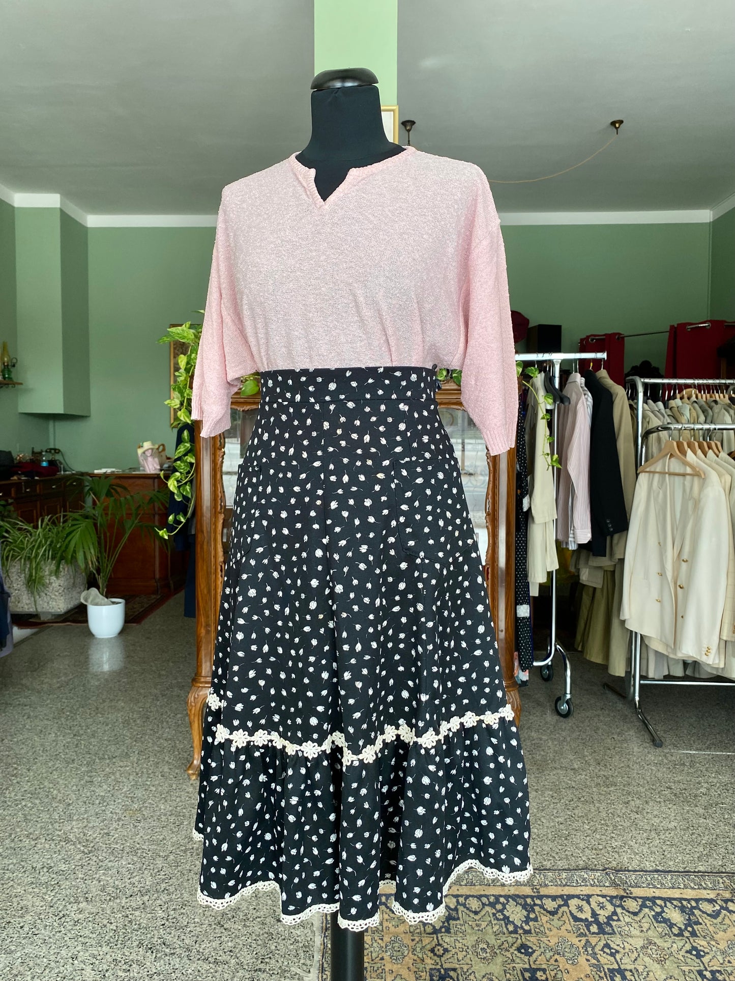 Blusa in maglina rosa pastello - TG. 44/46 circa