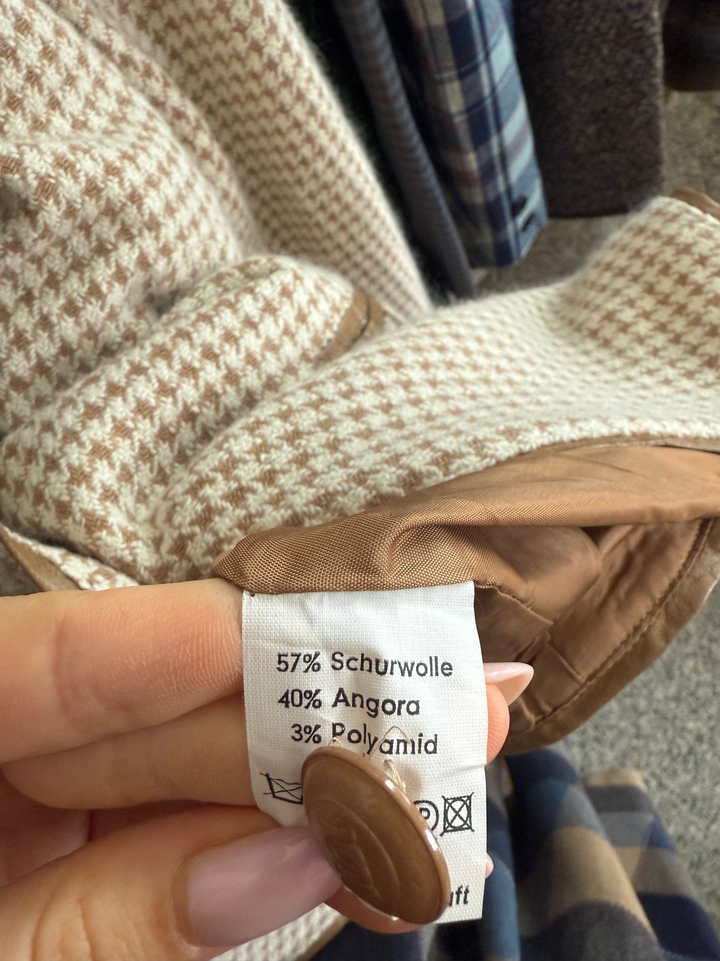 Giacca in lana e angora - TG. 52/54