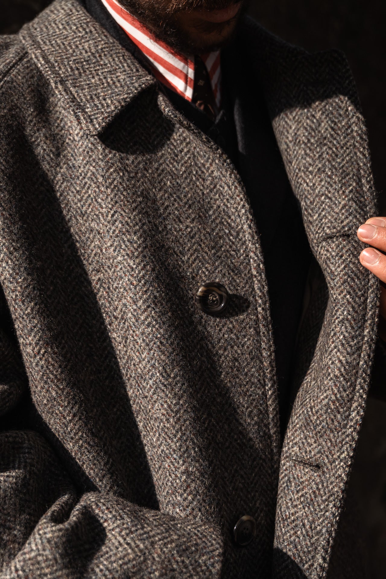 Cappotto anni '80 in tweed tg. 54-56