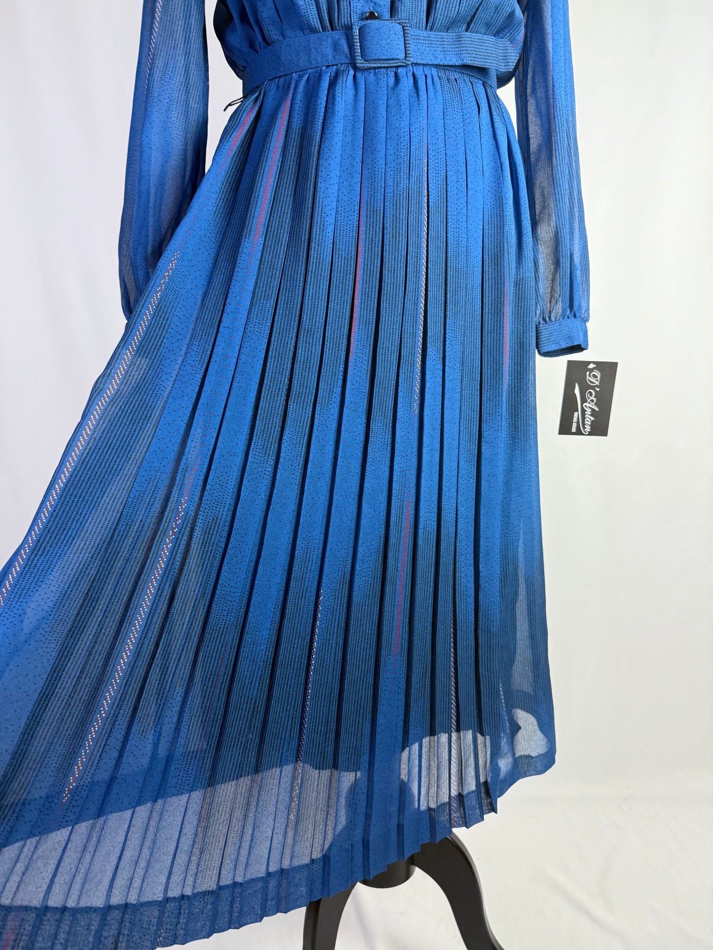 Abito classico anni ‘70 blu - TG. 40/42