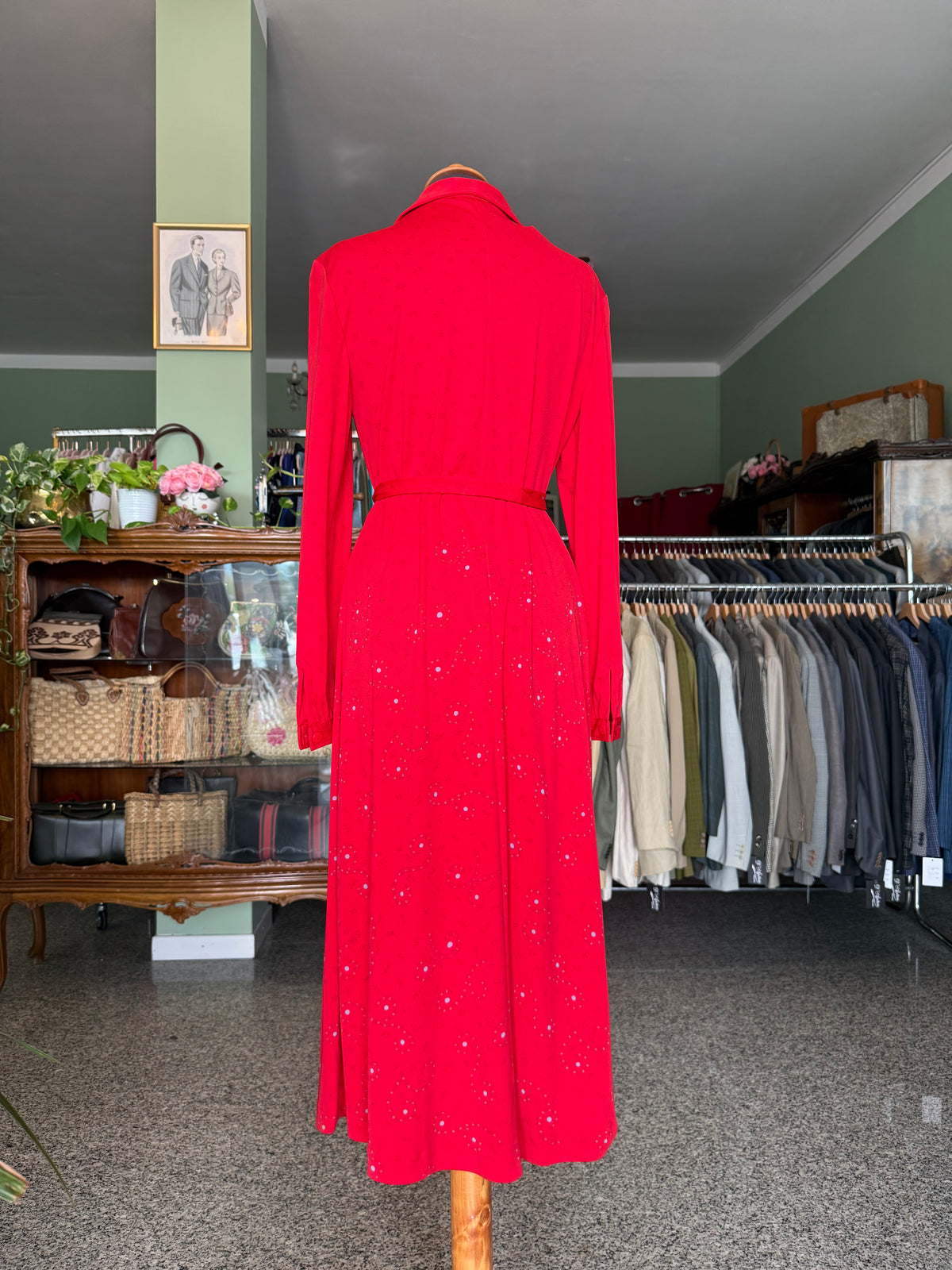 Abito rosso fondo di magazzino - TG. 46/48