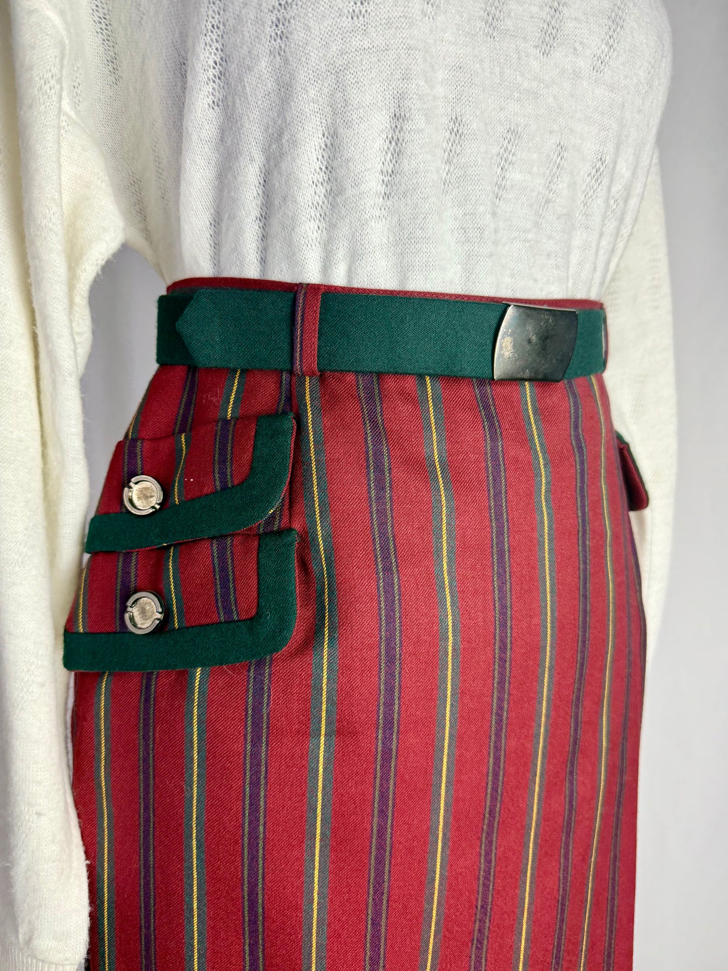 Gonna in lana gessata - TG. 40