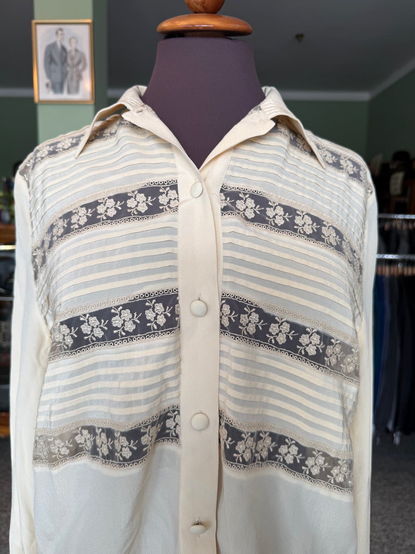 Camicia in pura seta - TG. 44