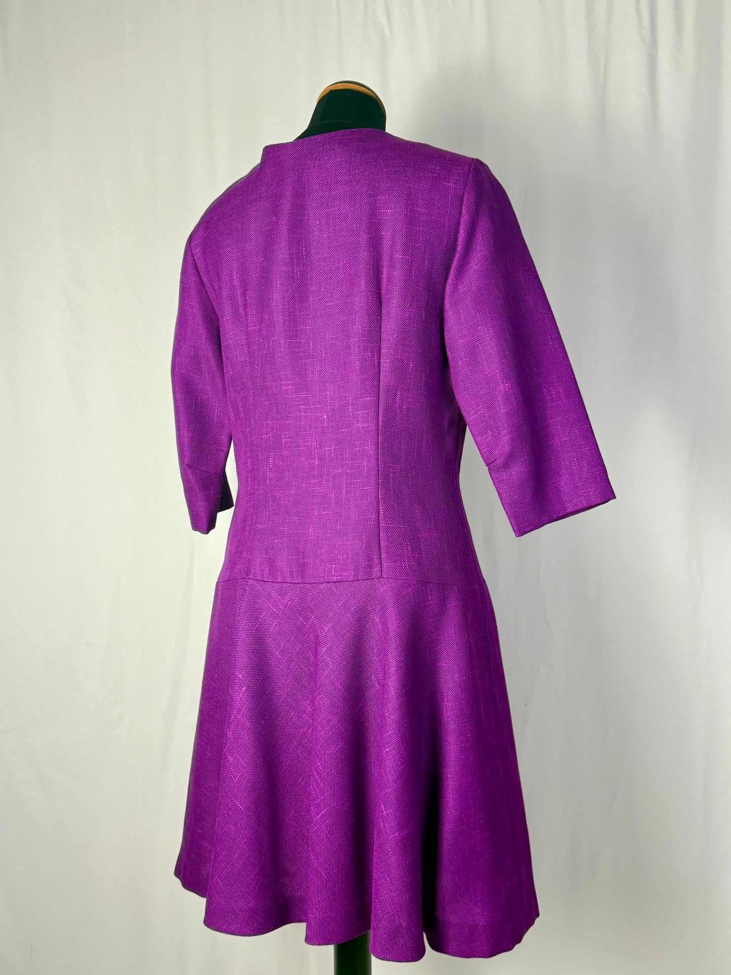 Abito anni ‘60 viola ciclamino - TG. 42