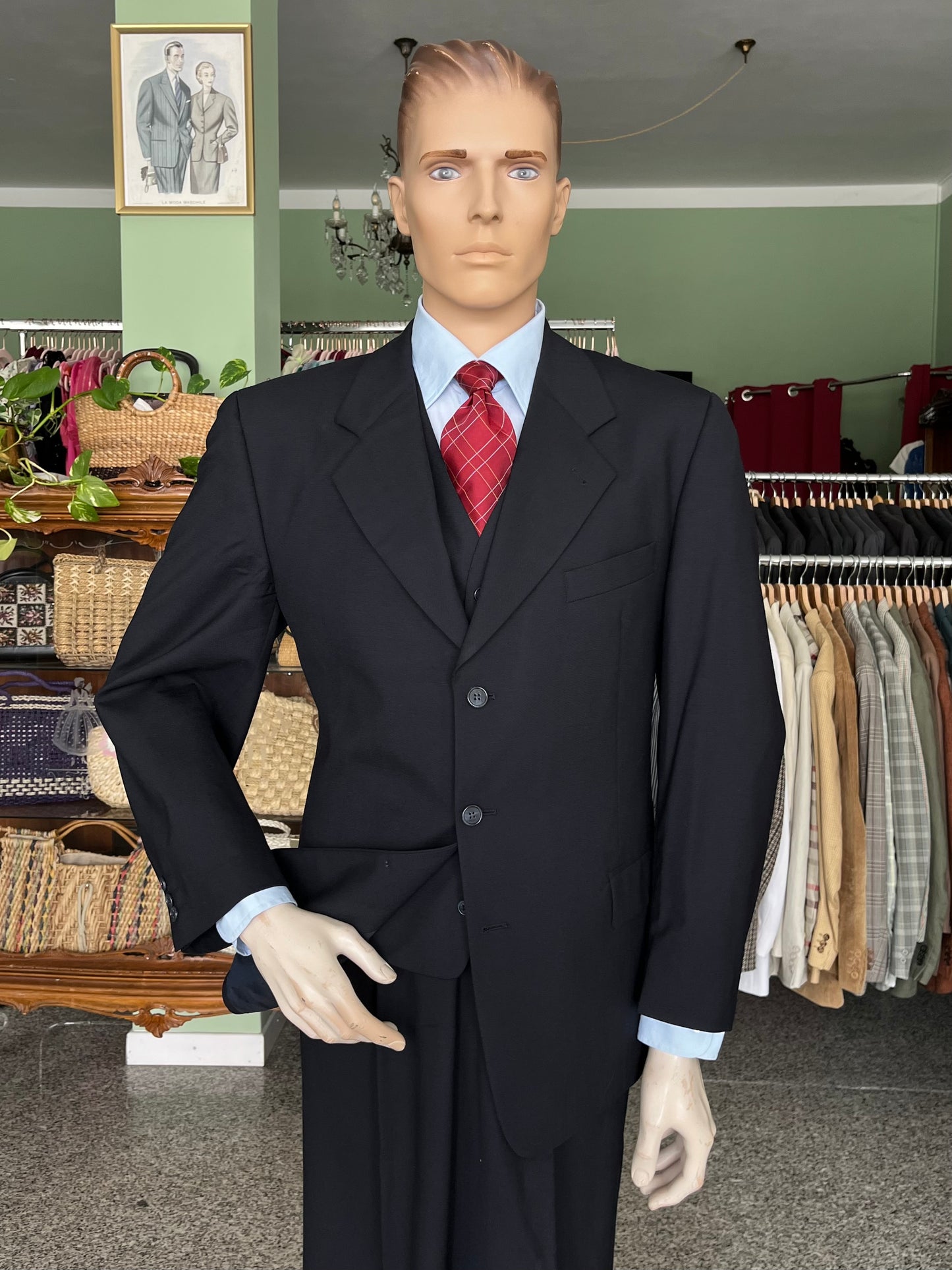 Completo tre pezzi anni ‘80-'90 tg. 54-56