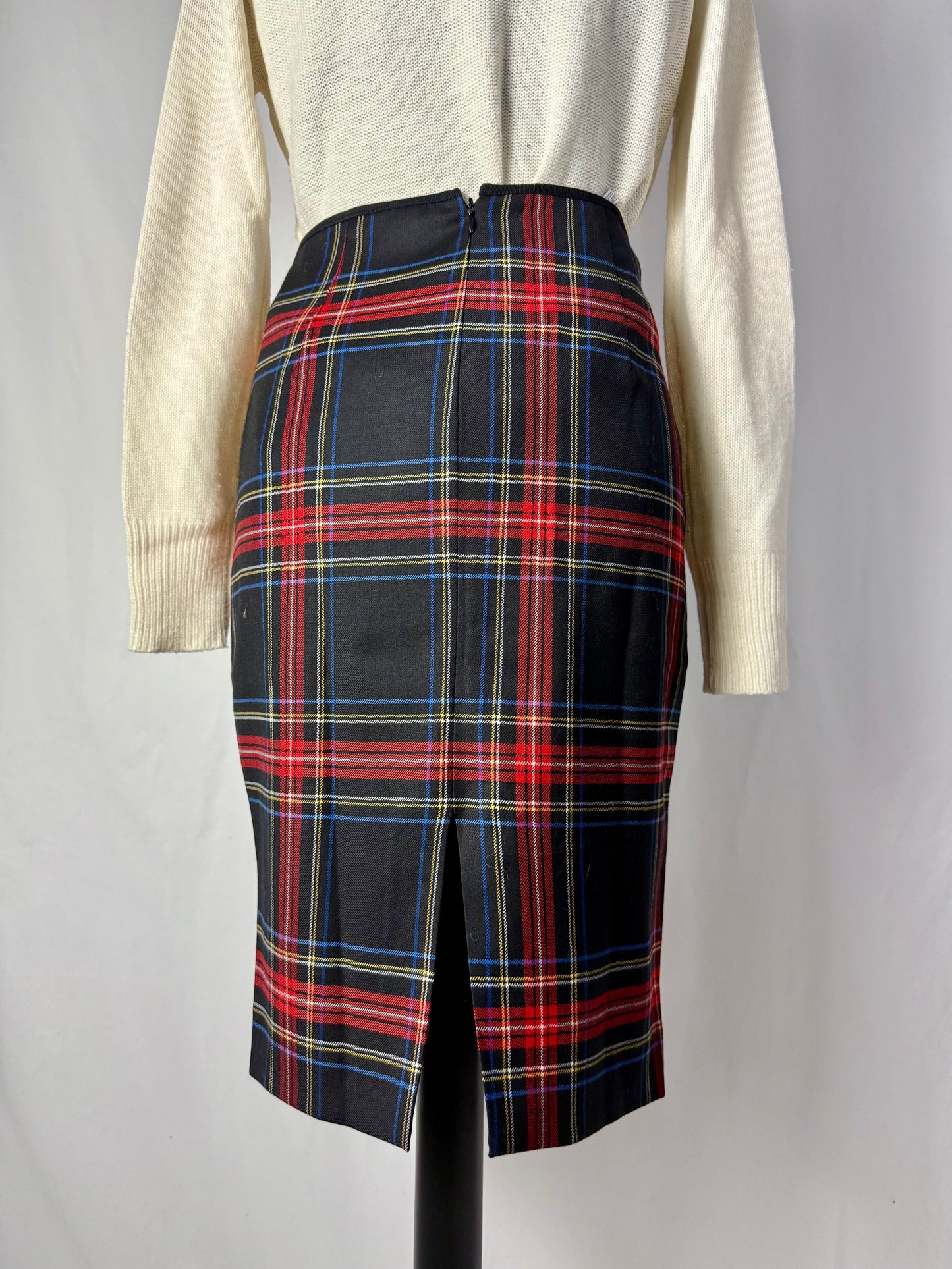 Gonna a tubino tartan - TG. 46