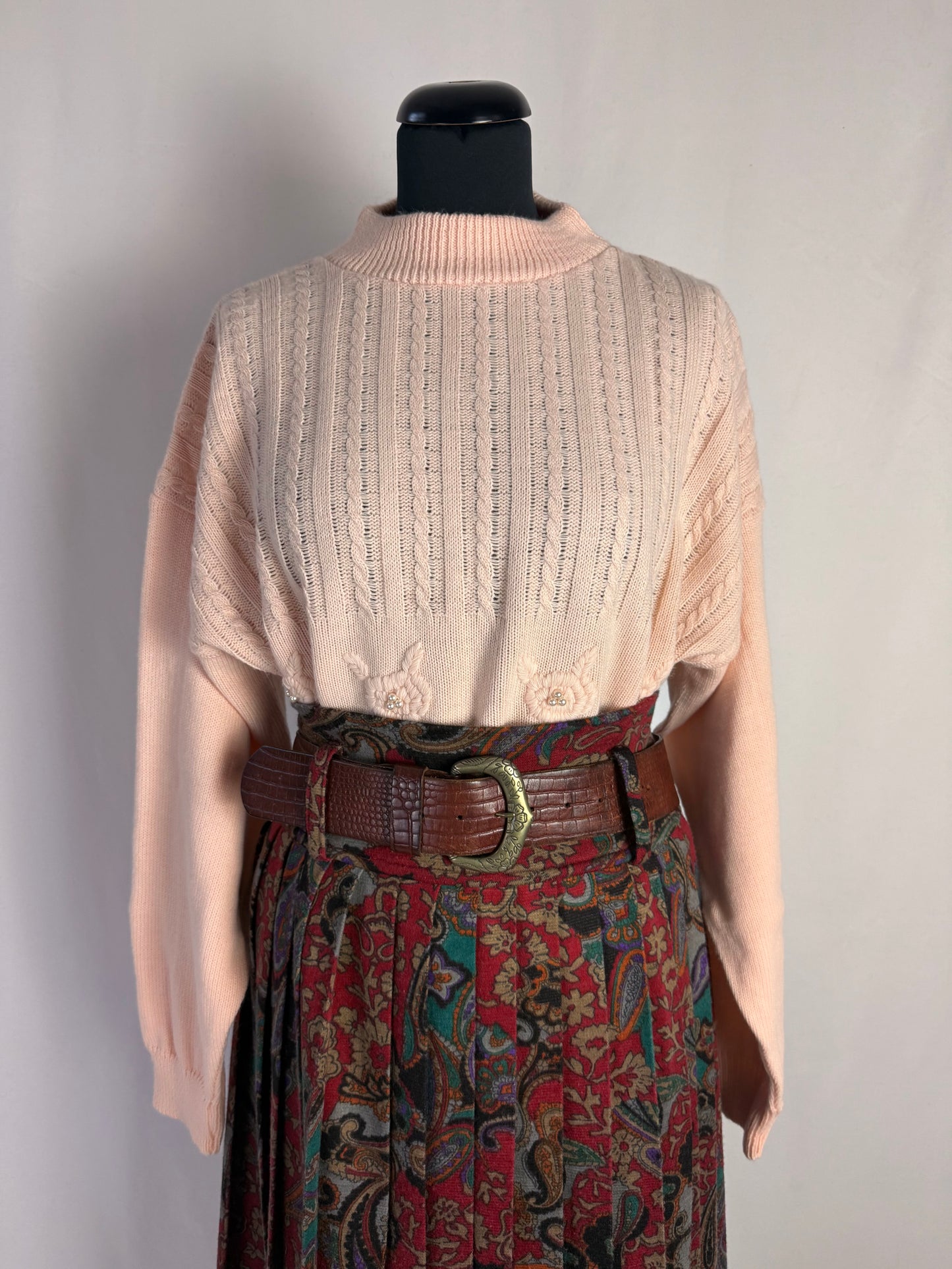 Maglione rosa pastello - TG. 46/48/50
