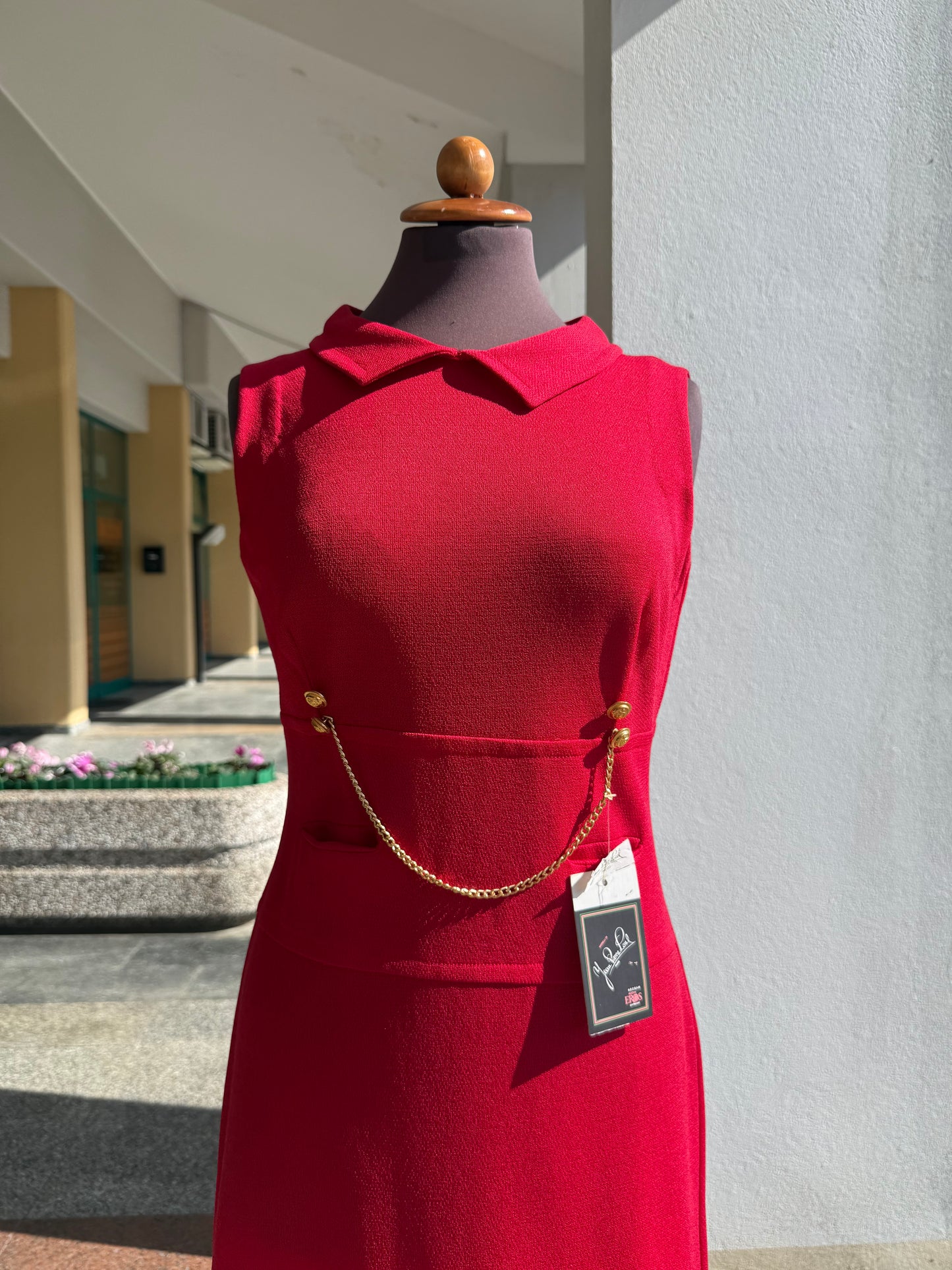 Abito anni ‘60 rosso NOS - TG. 40