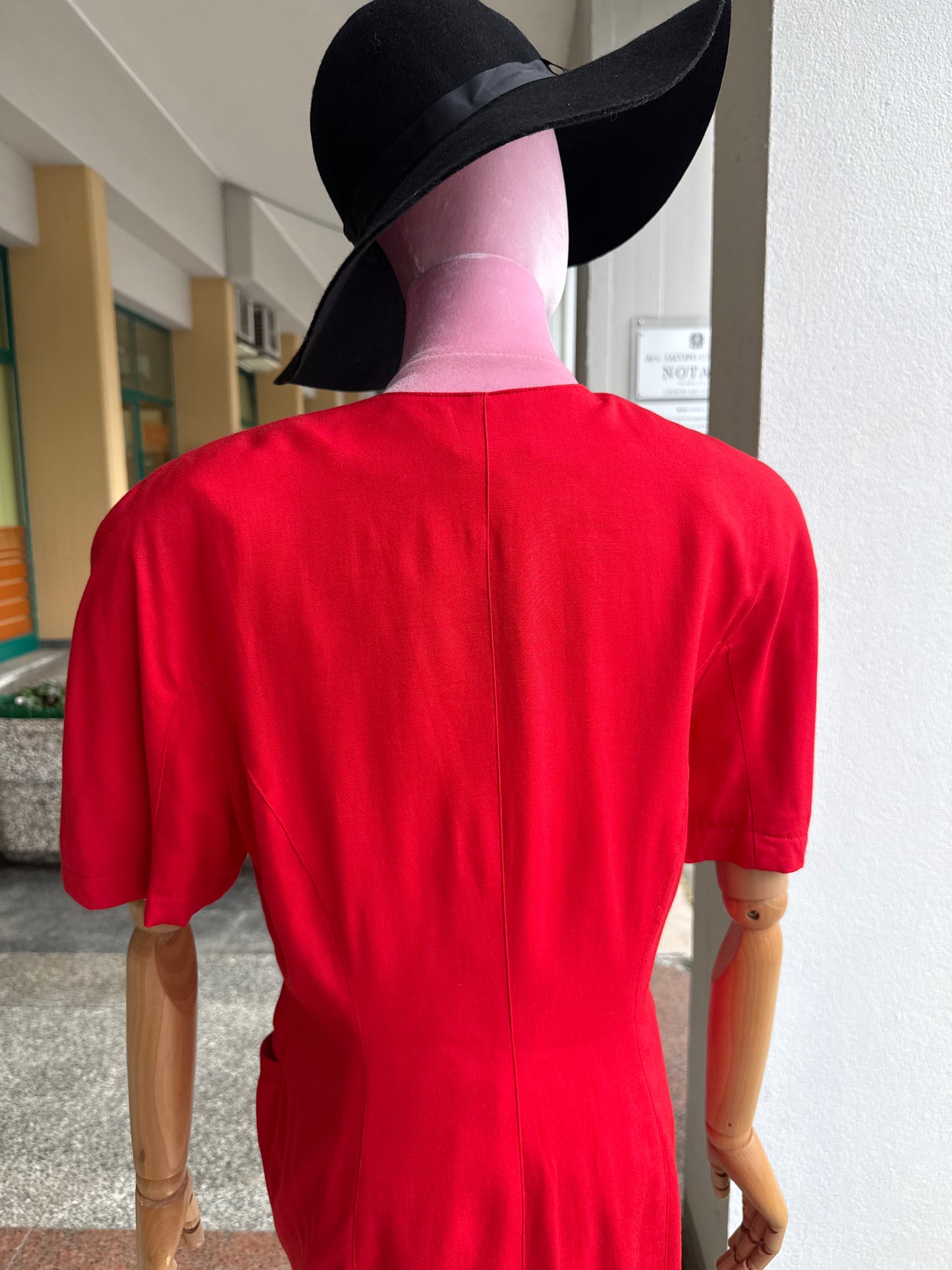 Giacca rossa in misto seta - TG. 42/44