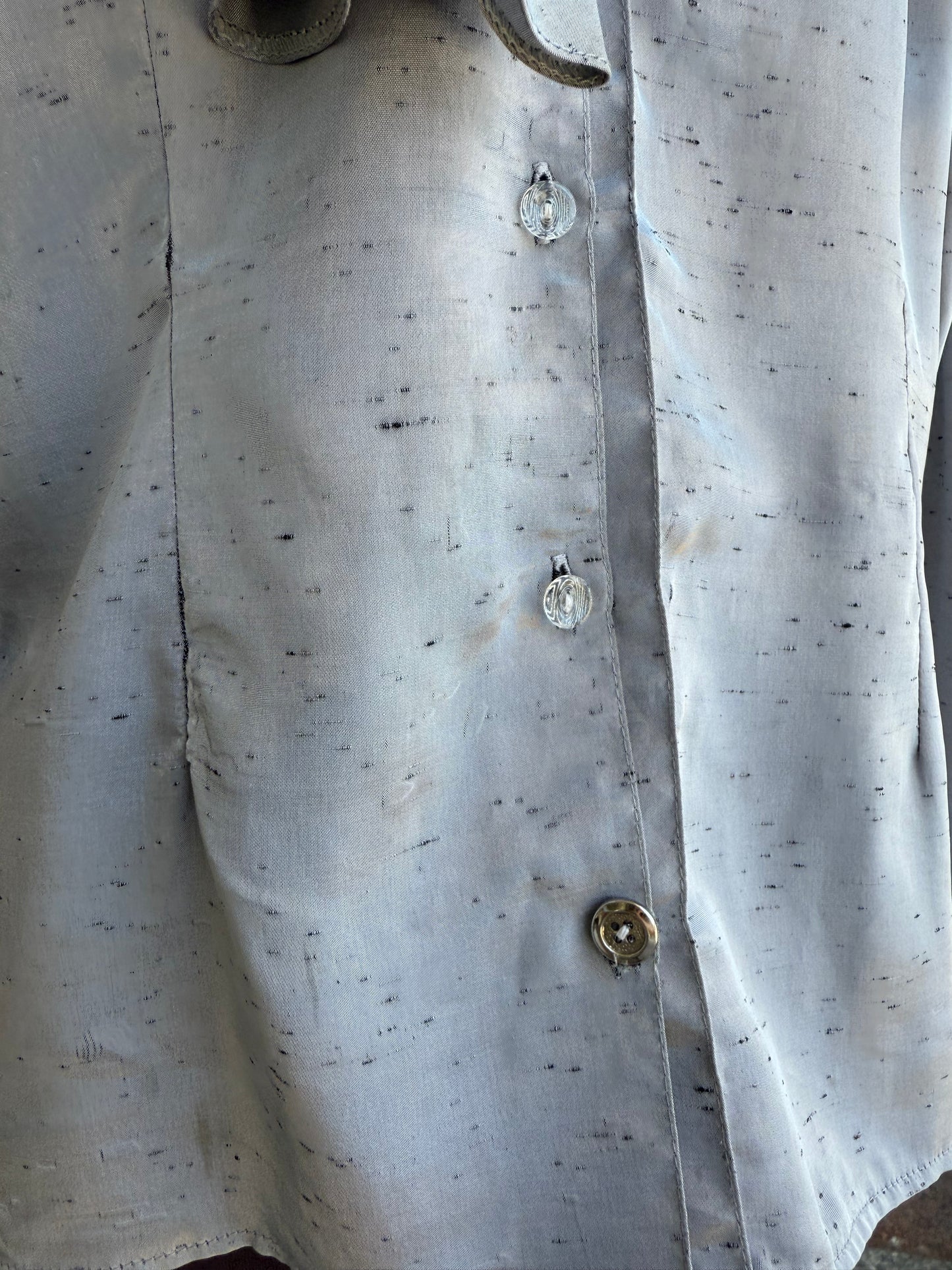 Camicia bon ton grigio perla - TG. 46/48