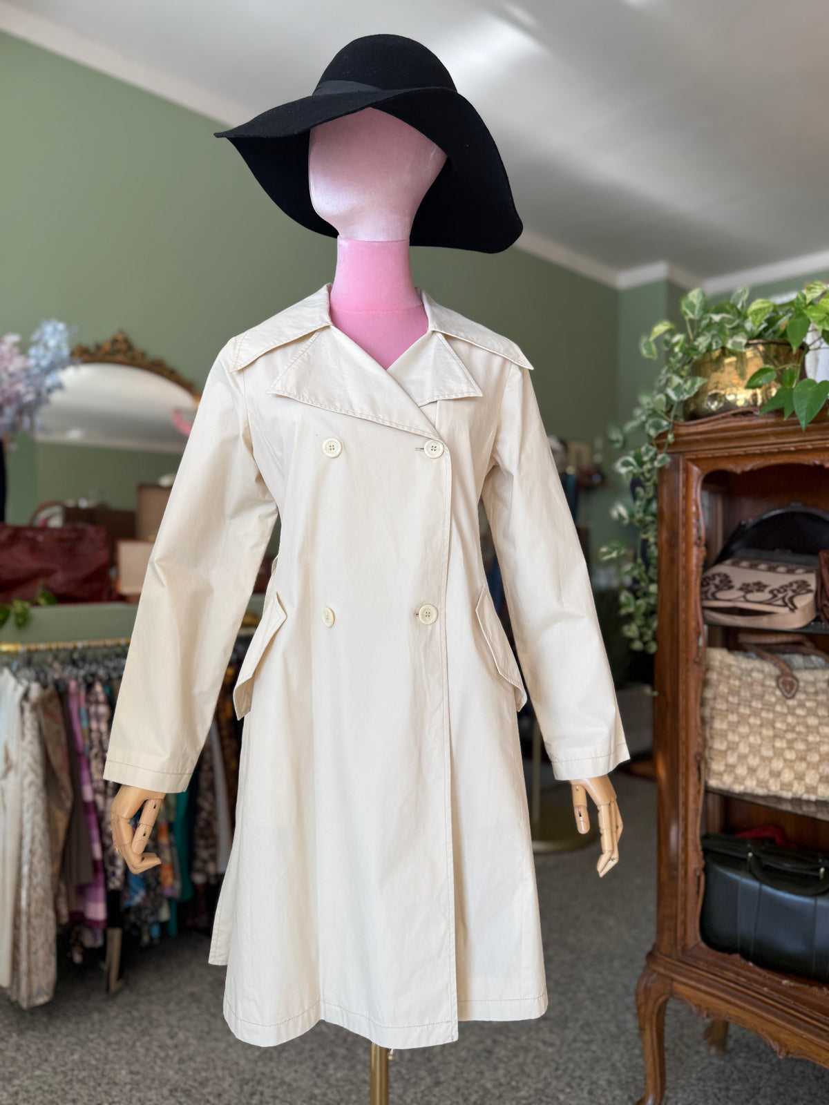 Trench elegante color panna - TG. 38/40