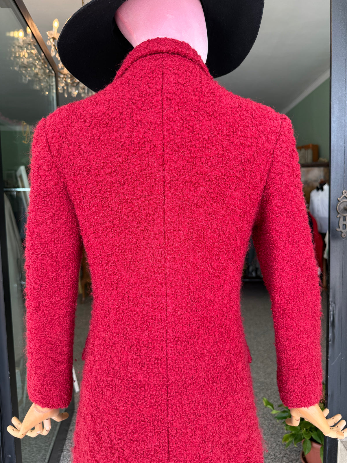 Cappotto sartoriale in bouclé di lana - TG. 40