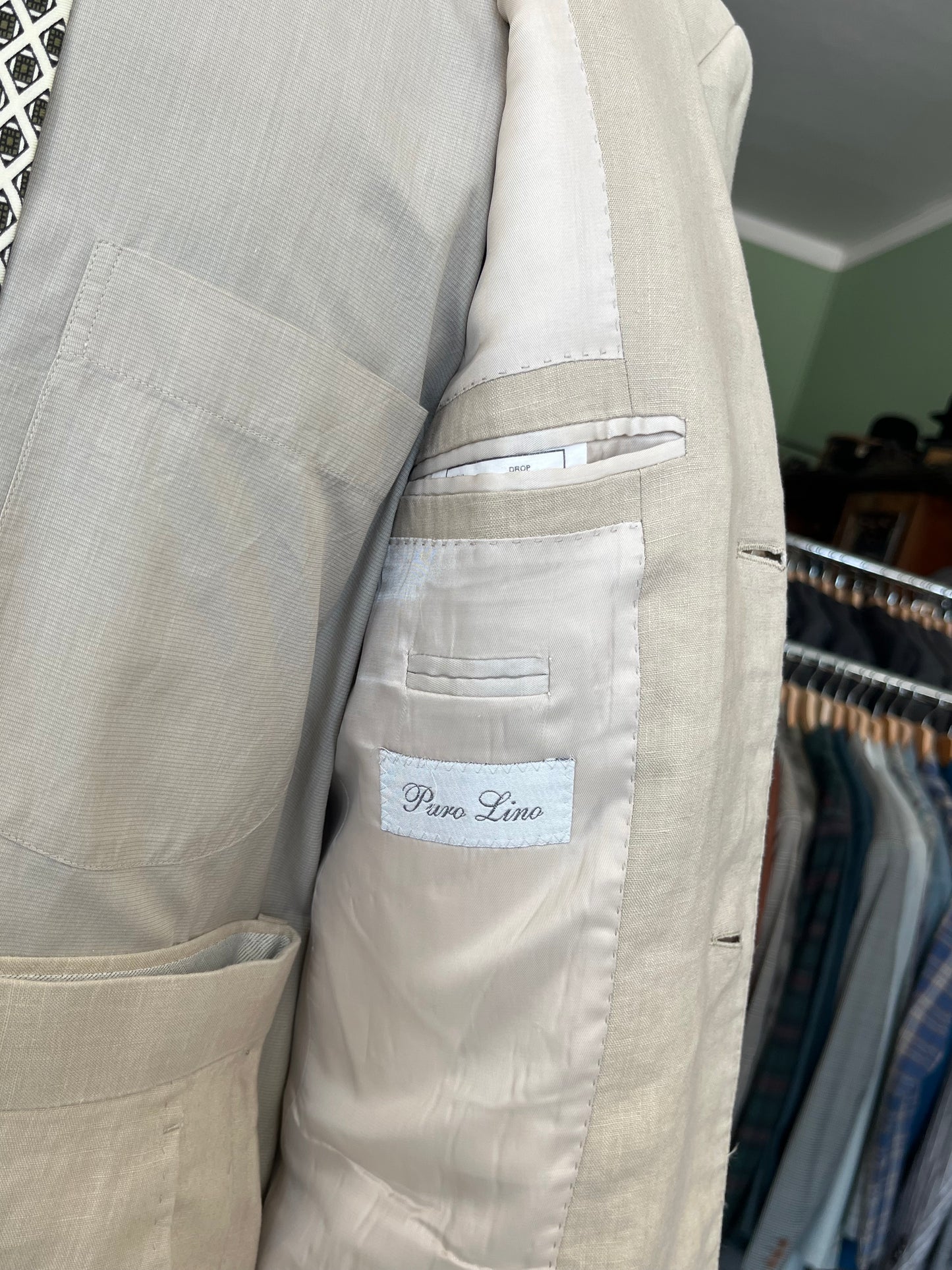 Completo in lino tg. 48