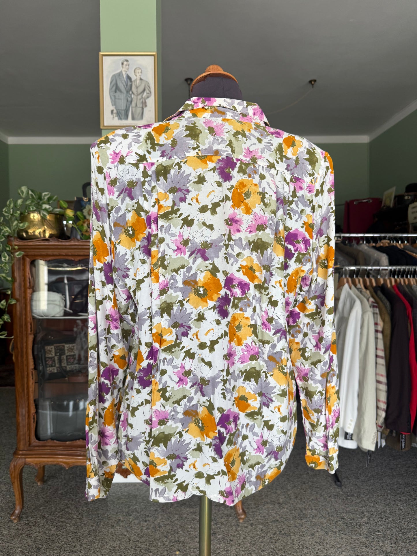 Camicia con stampa floreale - TG. 46/48