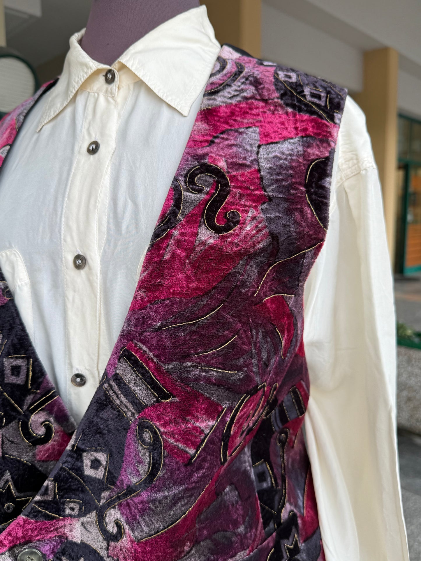 Gilet in velluto anni ‘80 - TG. 50