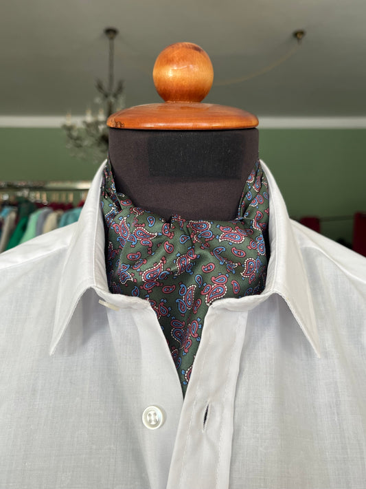 Ascot seta fantasia paisley