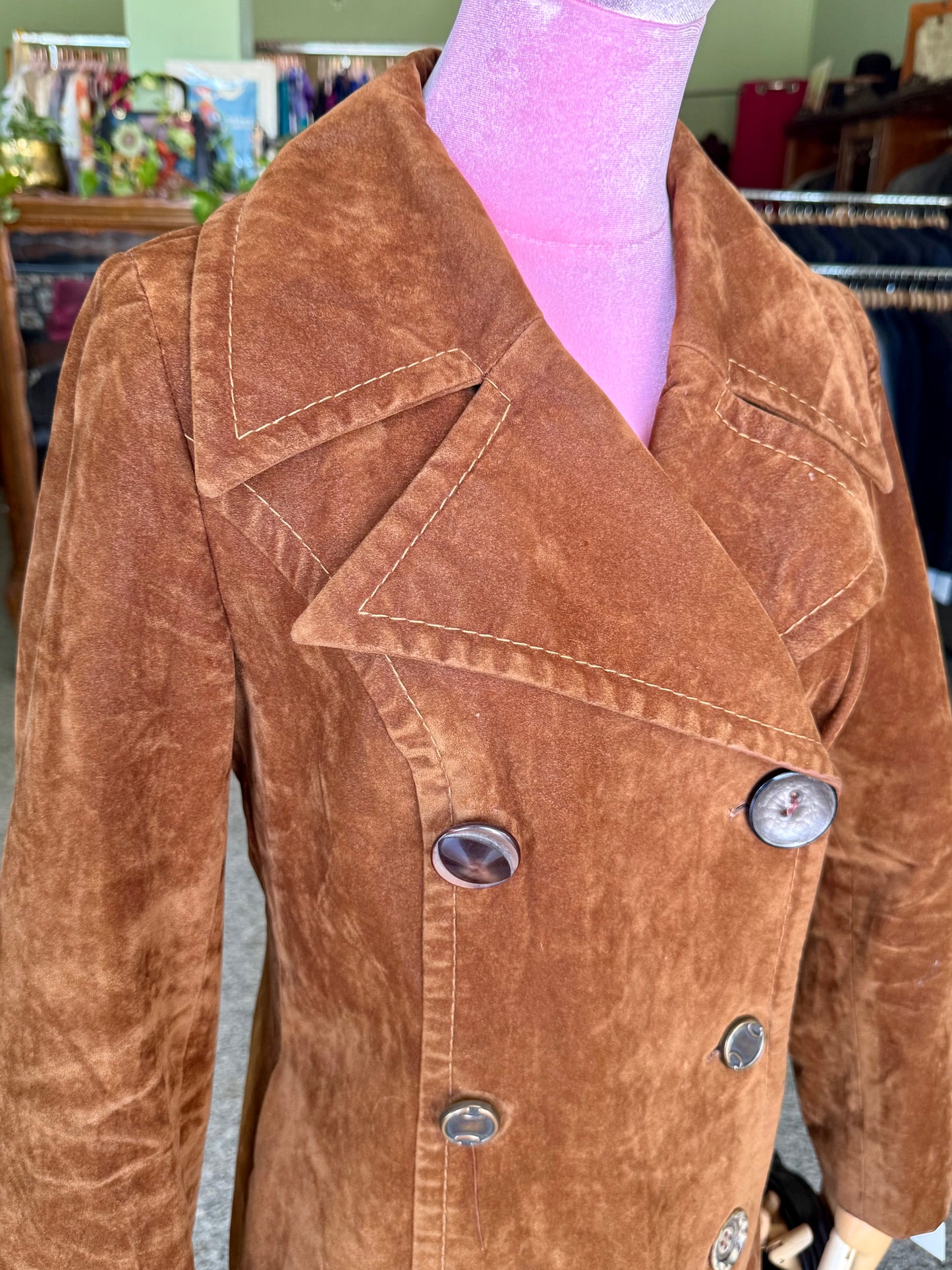 Cappotto in camoscio anni ‘70 - TG. 40