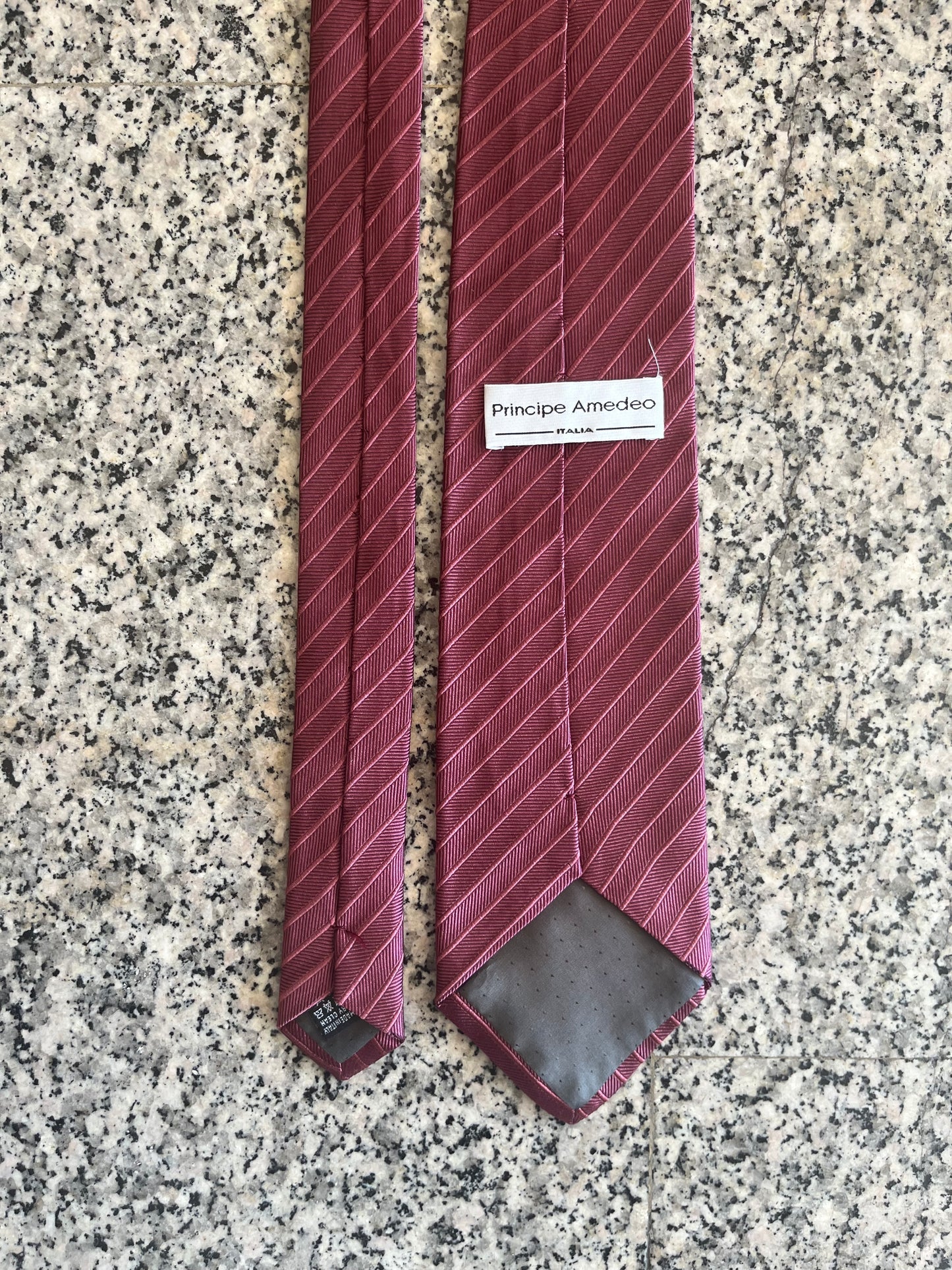 Cravatta anni ‘80 corallo chiaro