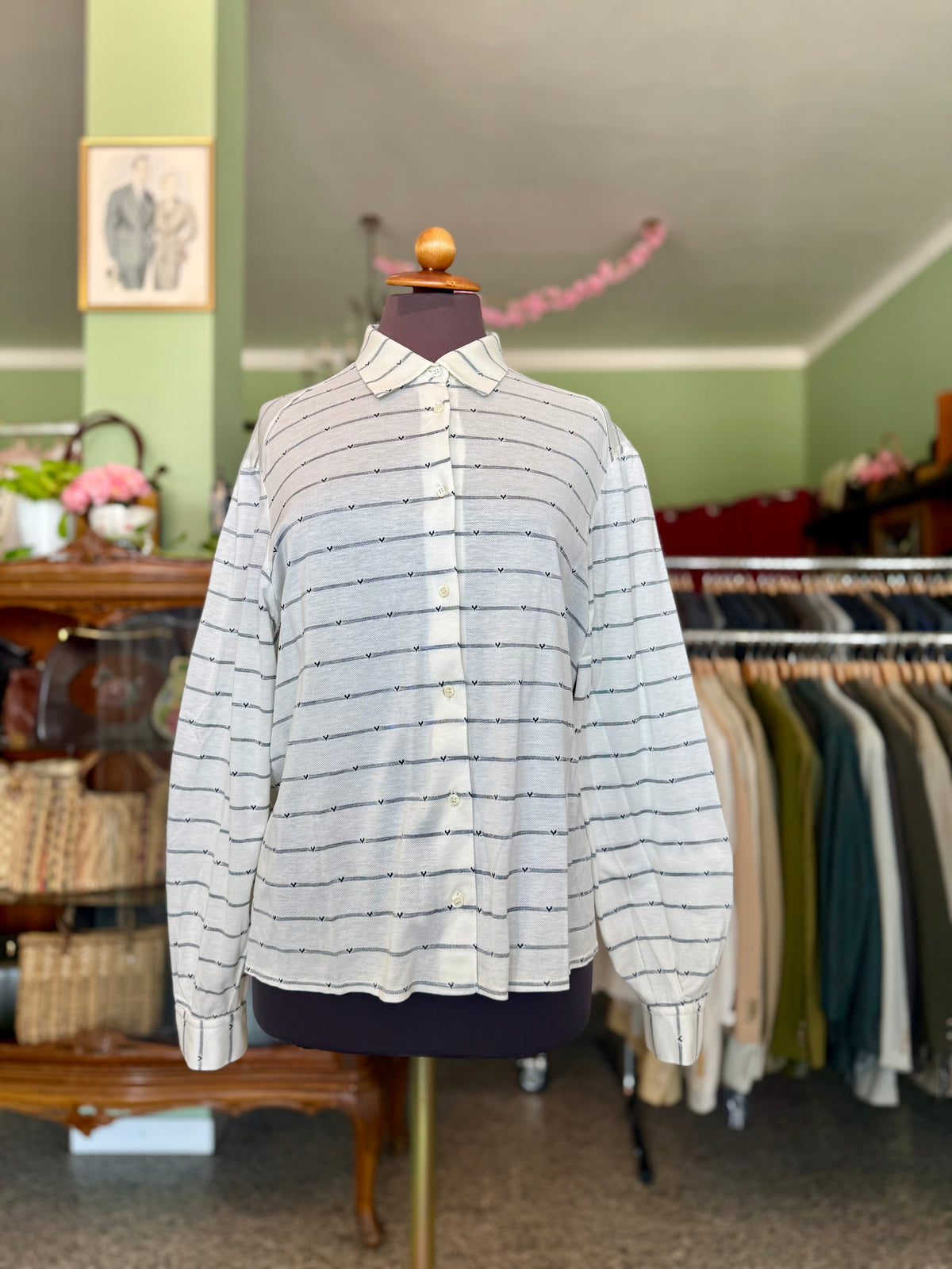 Camicia classica con micro fantasia - TG. 44