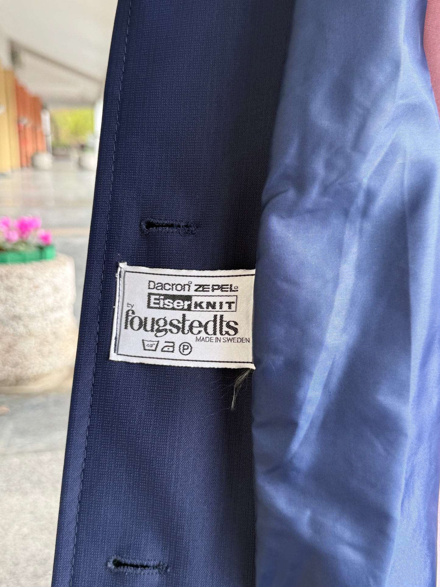Spolverino anni ‘70 blu navy - TG.