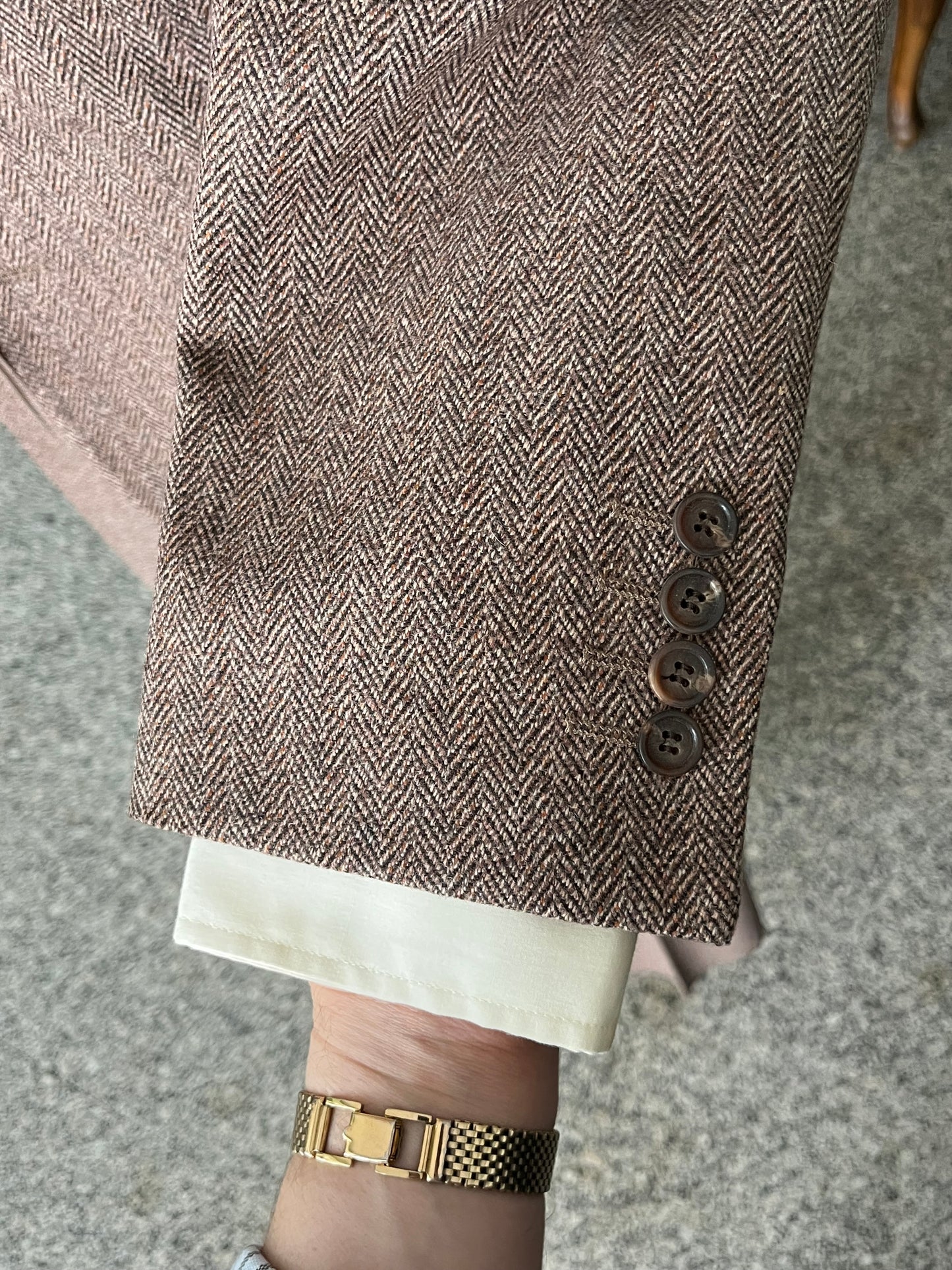 Completo anni '90 tweed NOS tg. 54 drop 4